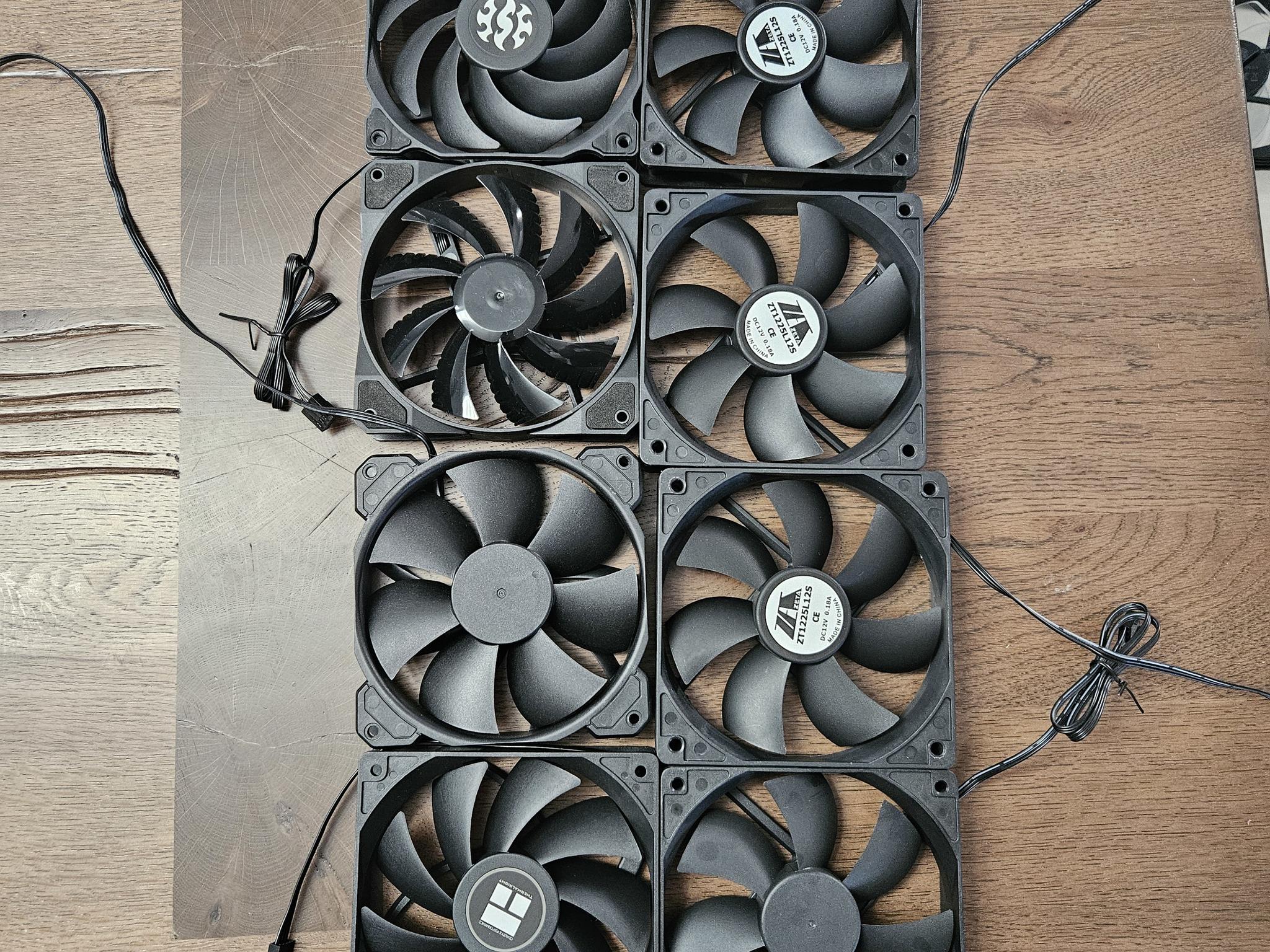 Misc. Black 120mm fans
