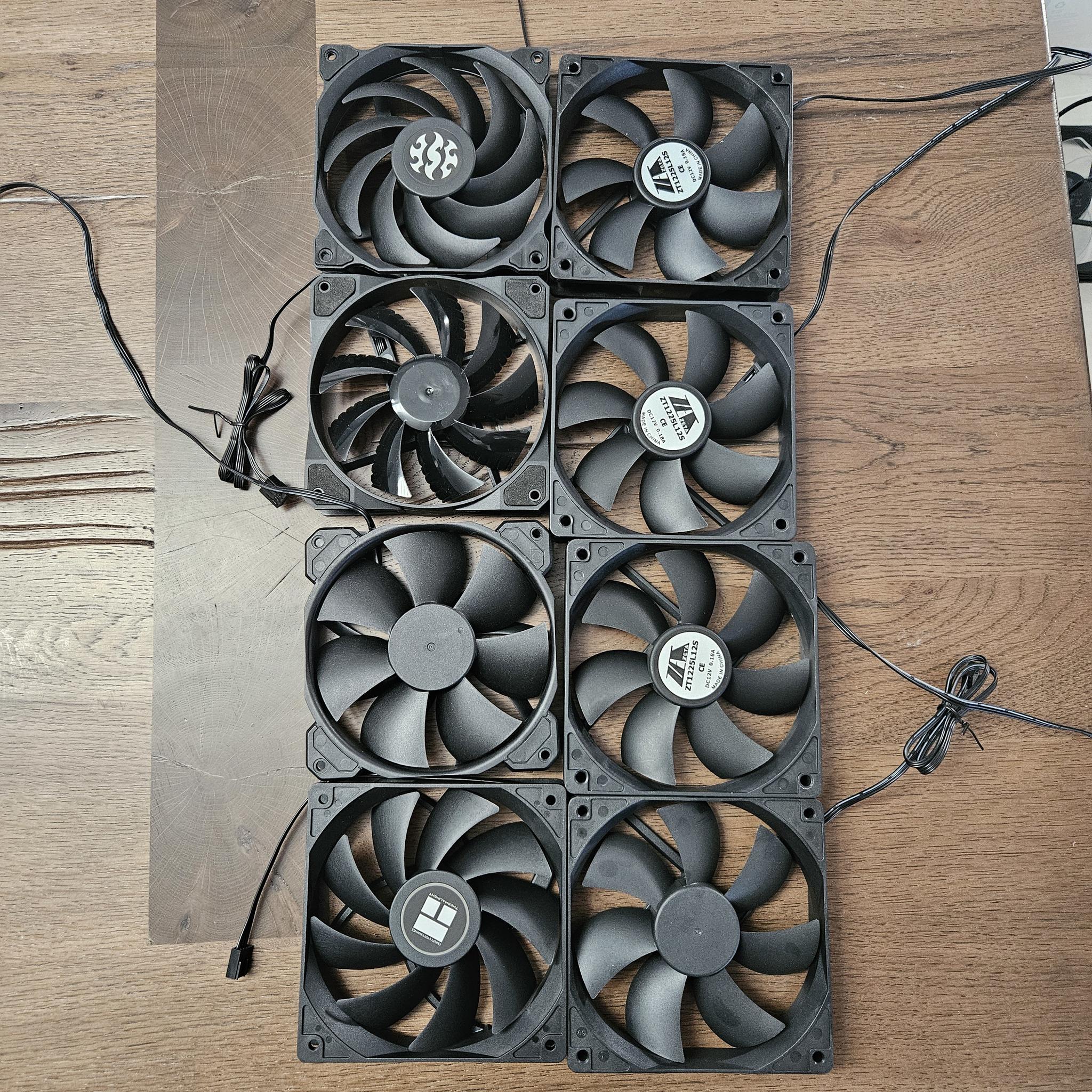 Misc. Black 120mm fans