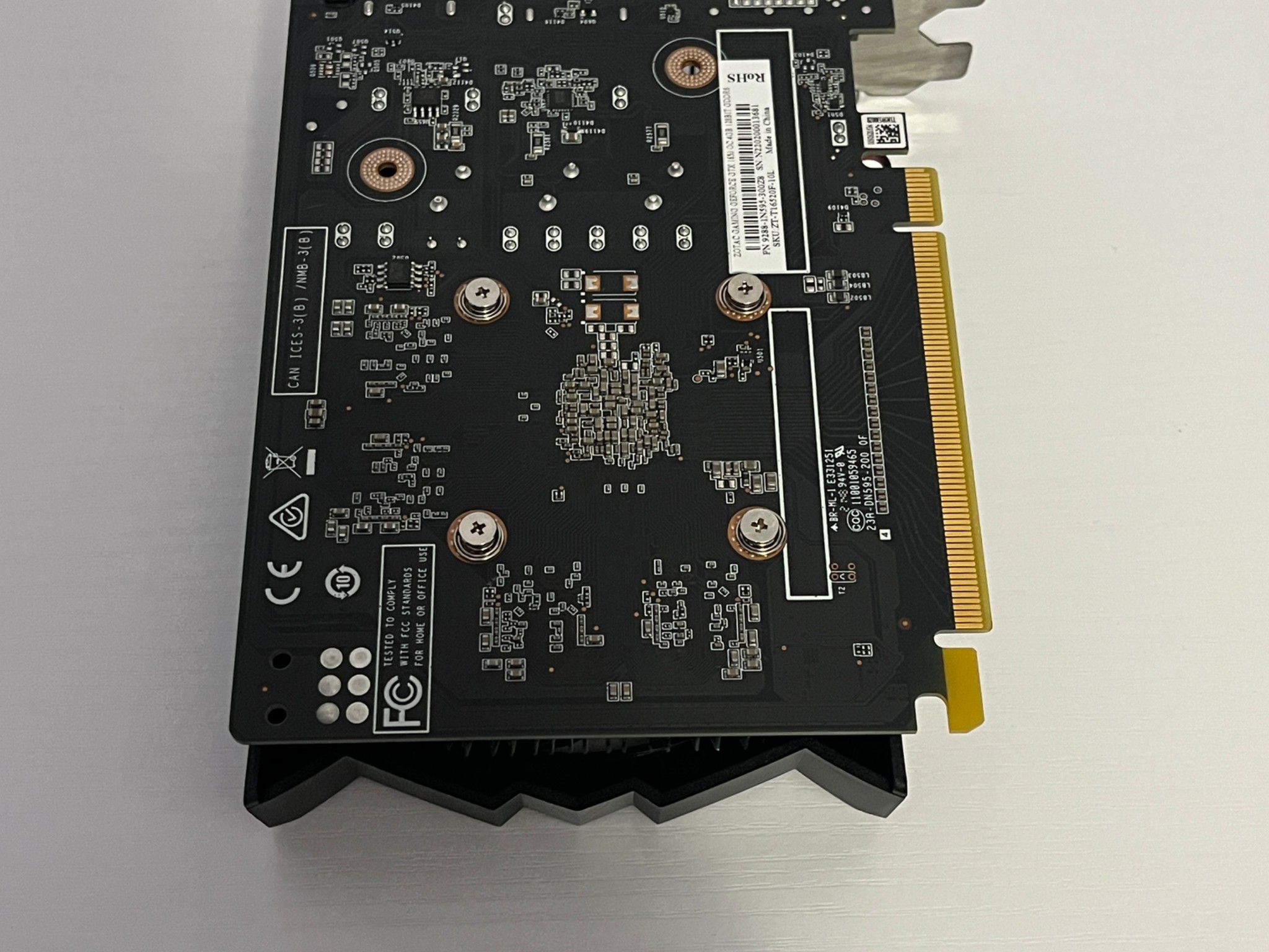 ZOTAC GAMING GTX 1650 OC 4GB