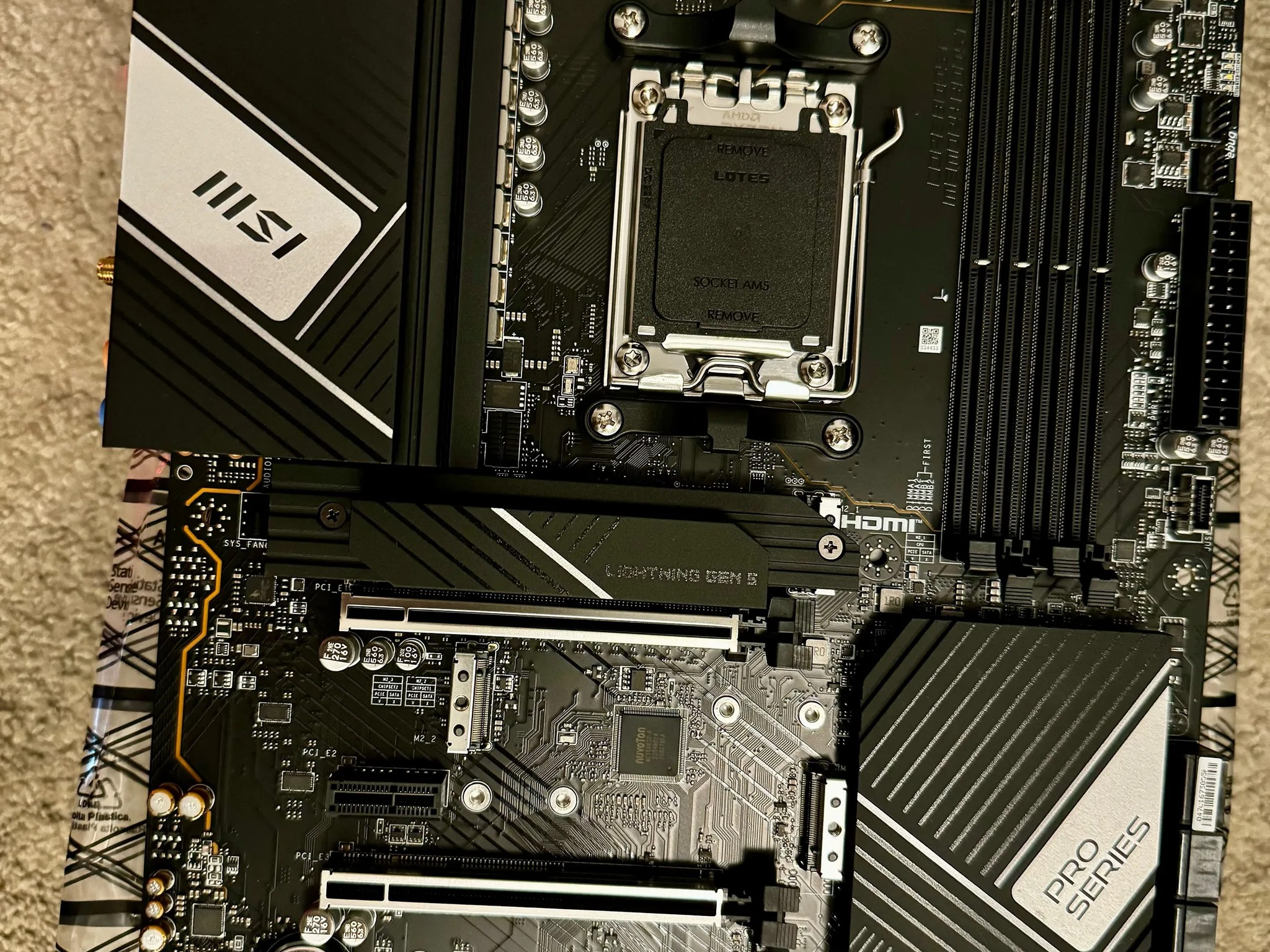 MSI PRO X670-P WIFI ATX Motherboard