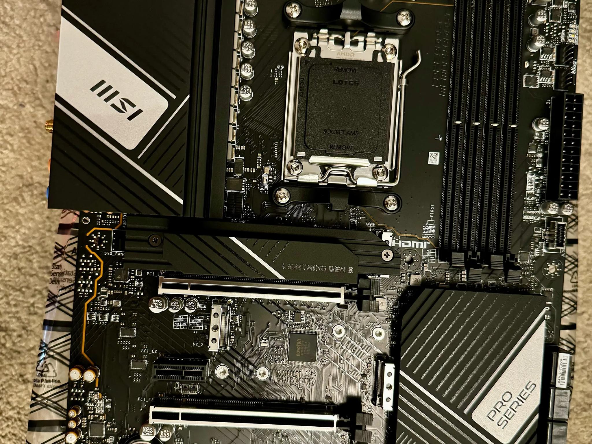 MSI PRO X670-P WIFI ATX Motherboard