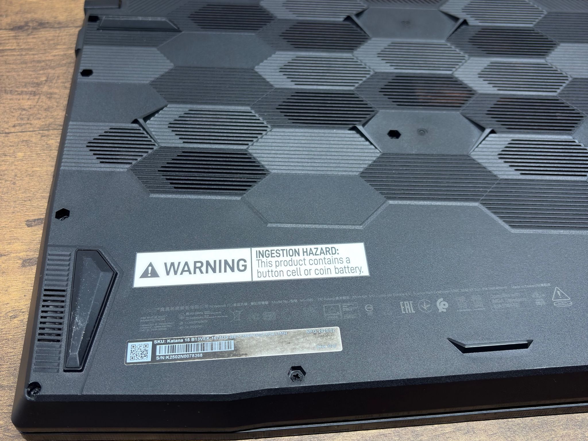 MSI Katana 15 B13V Gaming Laptop | Intel i7-13620H | RTX 4050 | 16GB DDR5 | 1TB SSD