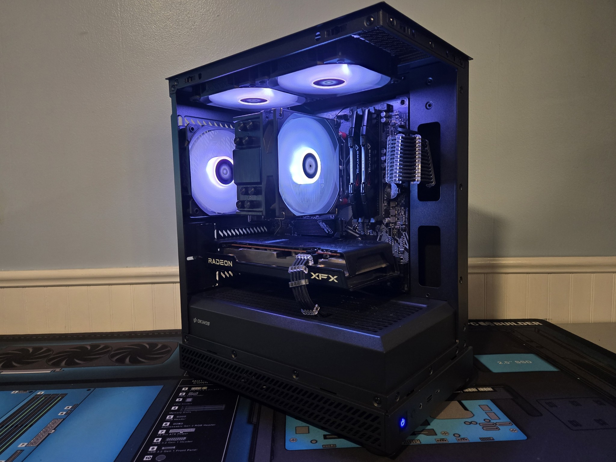 🖥️Player 1 1080p Gaming PC AMD|Ryzen 5 5500|RX 6650XT 8GB|16GB DDR4|1TB NVME| Wifi/BT|Win11 Pro🖥️