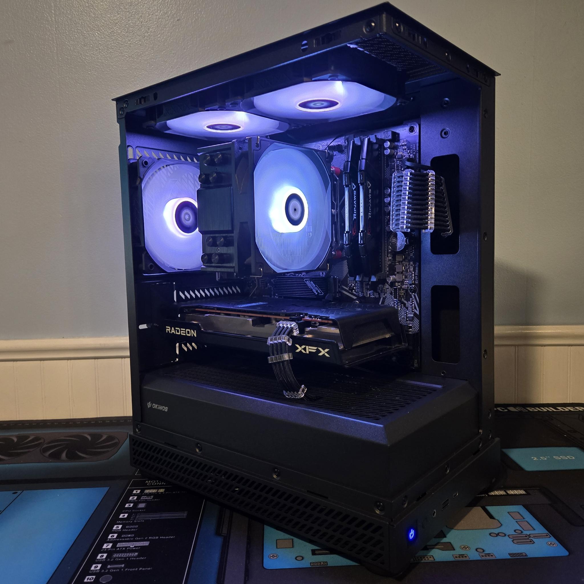 🖥️Player 1 1080p Gaming PC AMD|Ryzen 5 5500|RX 6650XT 8GB|16GB DDR4|1TB NVME| Wifi/BT|Win11 Pro🖥️