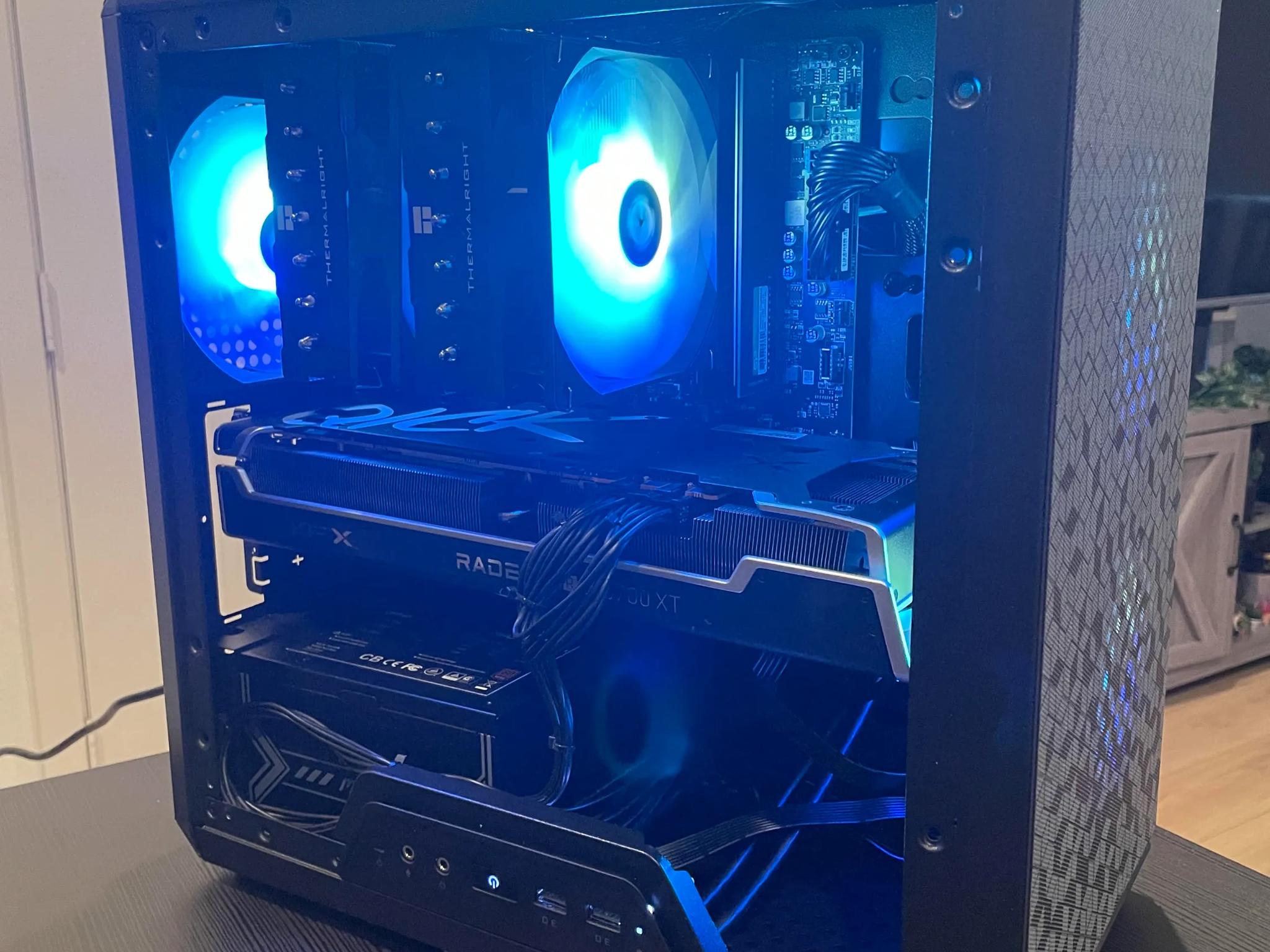 Custom-Built Gaming PC – Ryzen 5 5600 + RX 6700 XT – Great for 1080p/1440p Gaming