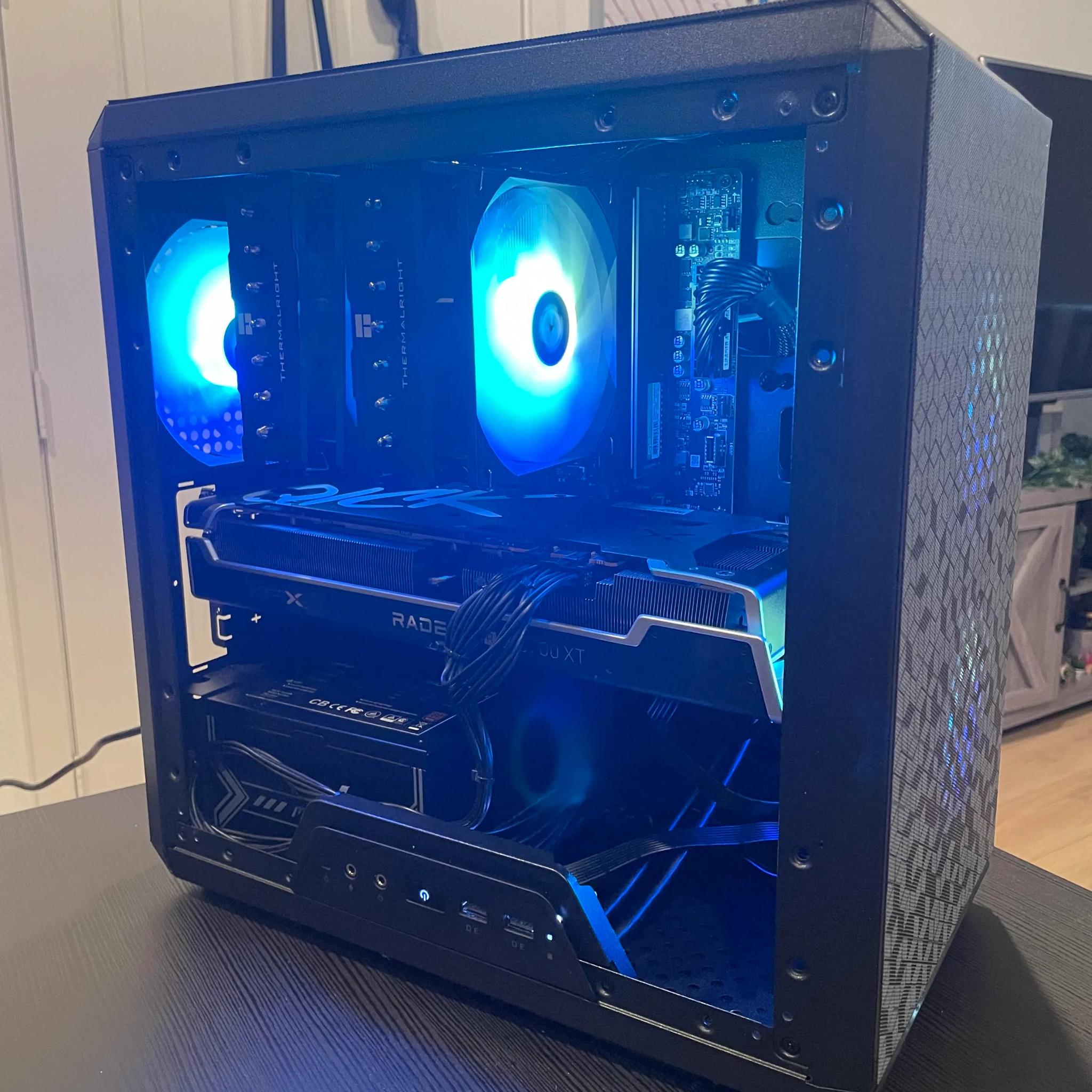 Custom-Built Gaming PC – Ryzen 5 5600 + RX 6700 XT – Great for 1080p/1440p Gaming