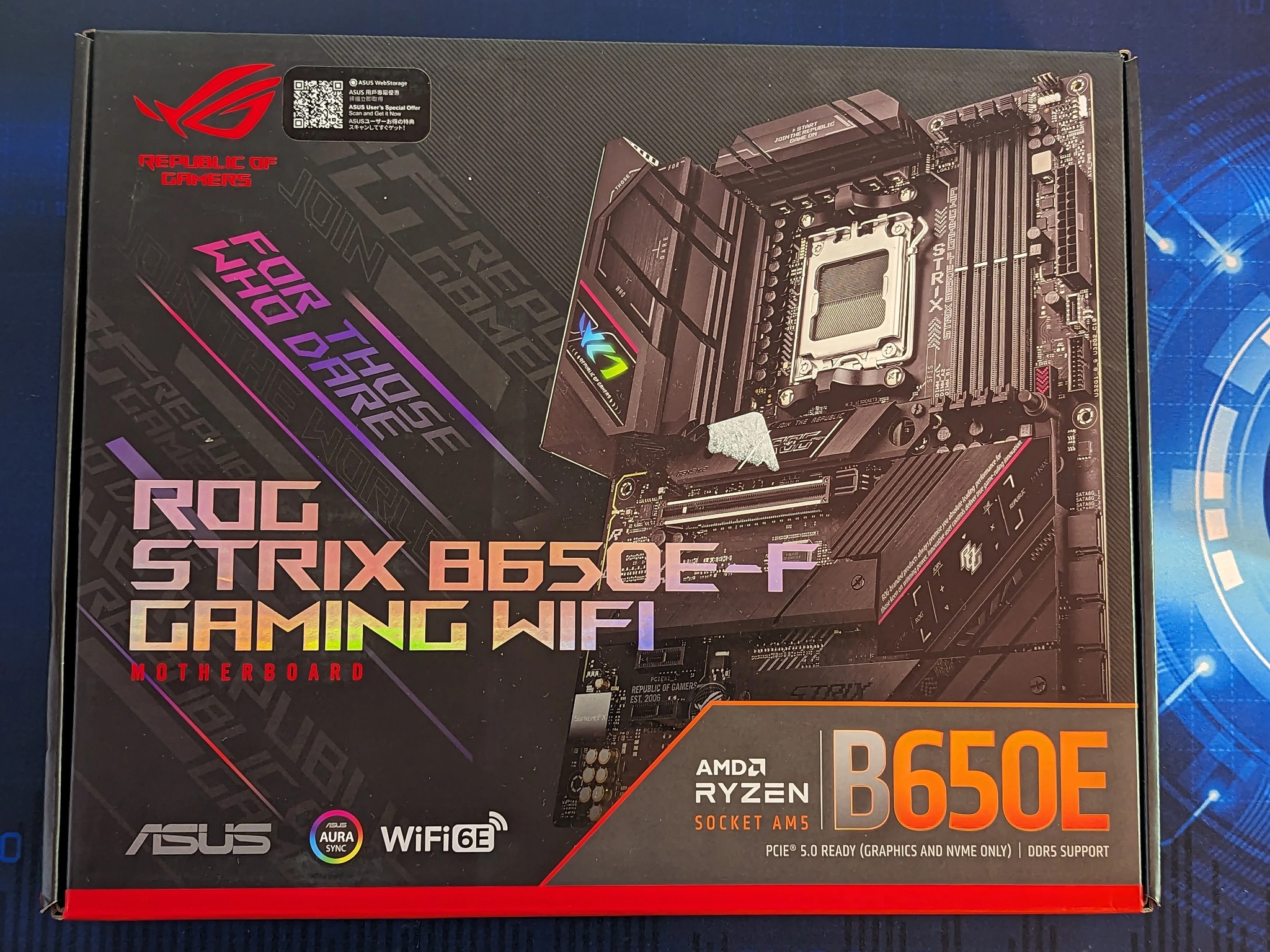 Asus ROG Strix B650e-f- unopened new in box AM5 motherboard