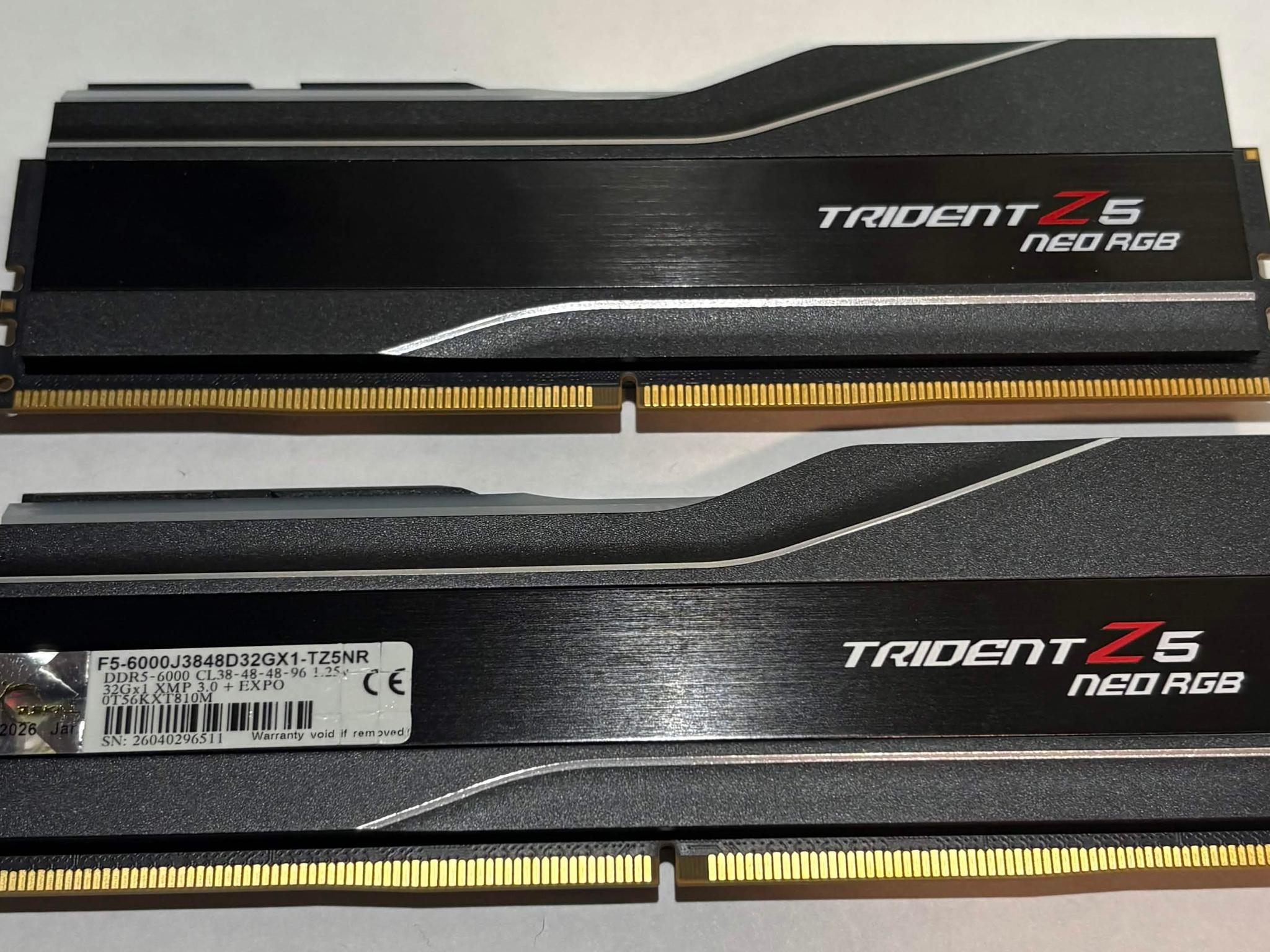 G.Skill Trident Z5 Neo RGB 64GB DDR5-6000 (2x32GB) - Image 5