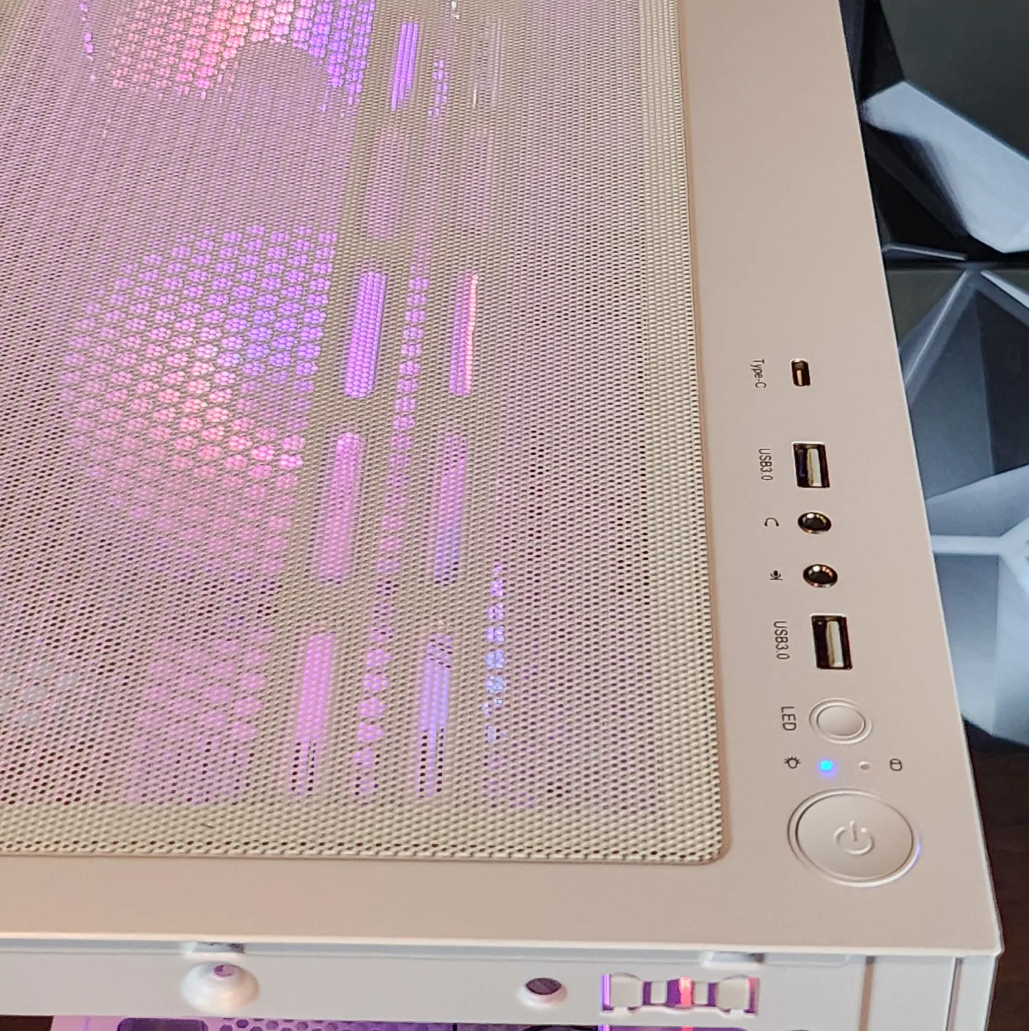⚪ White ⚪ Gaming Pc (Ryzen 5 + RTX 3060 TI)