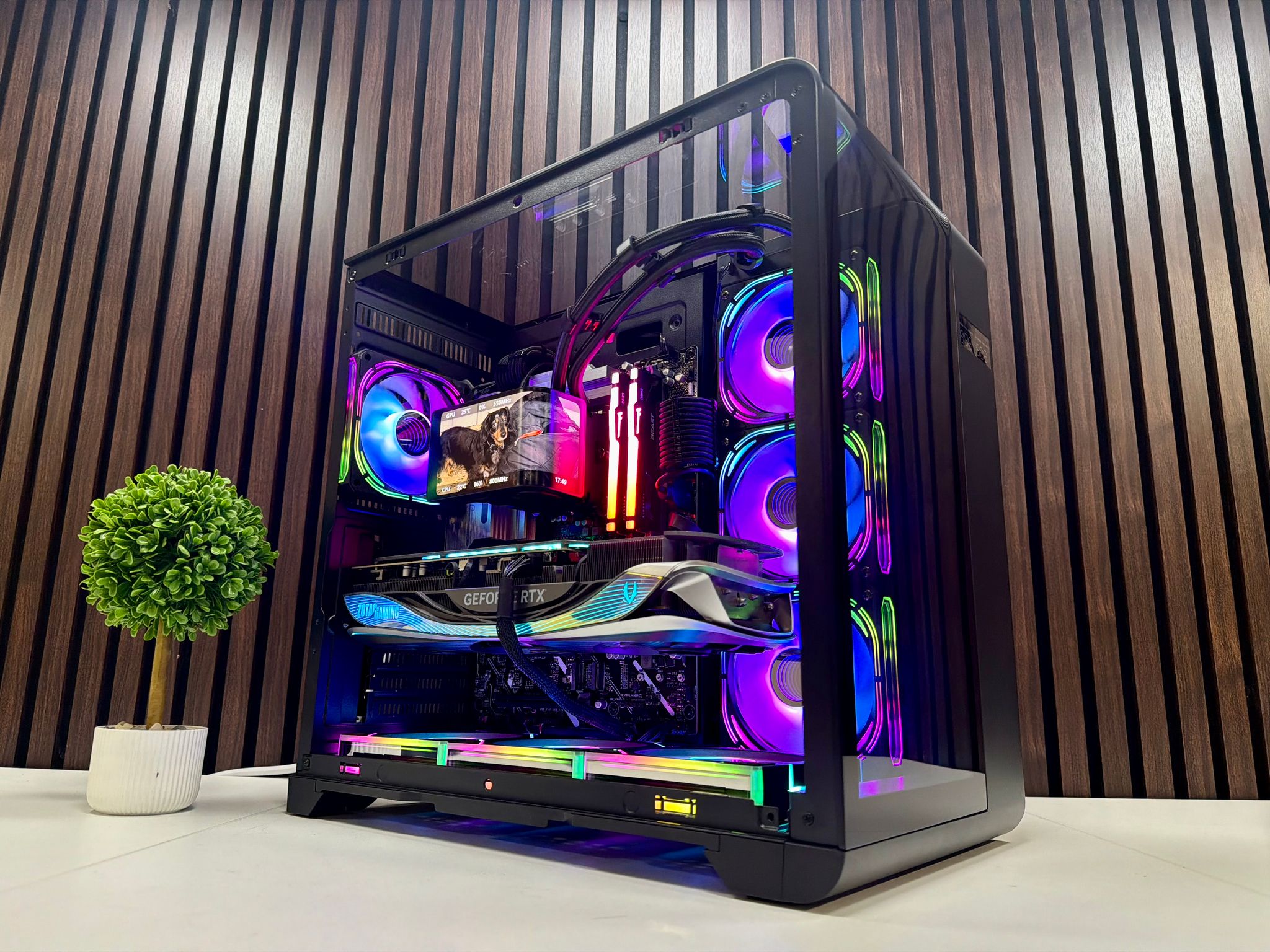 RTX 4080 | Intel Ultra 9 285k | 32GB DDR5 | 2TB M.2 | 1000 Watt Gold PSU | LCD AIO