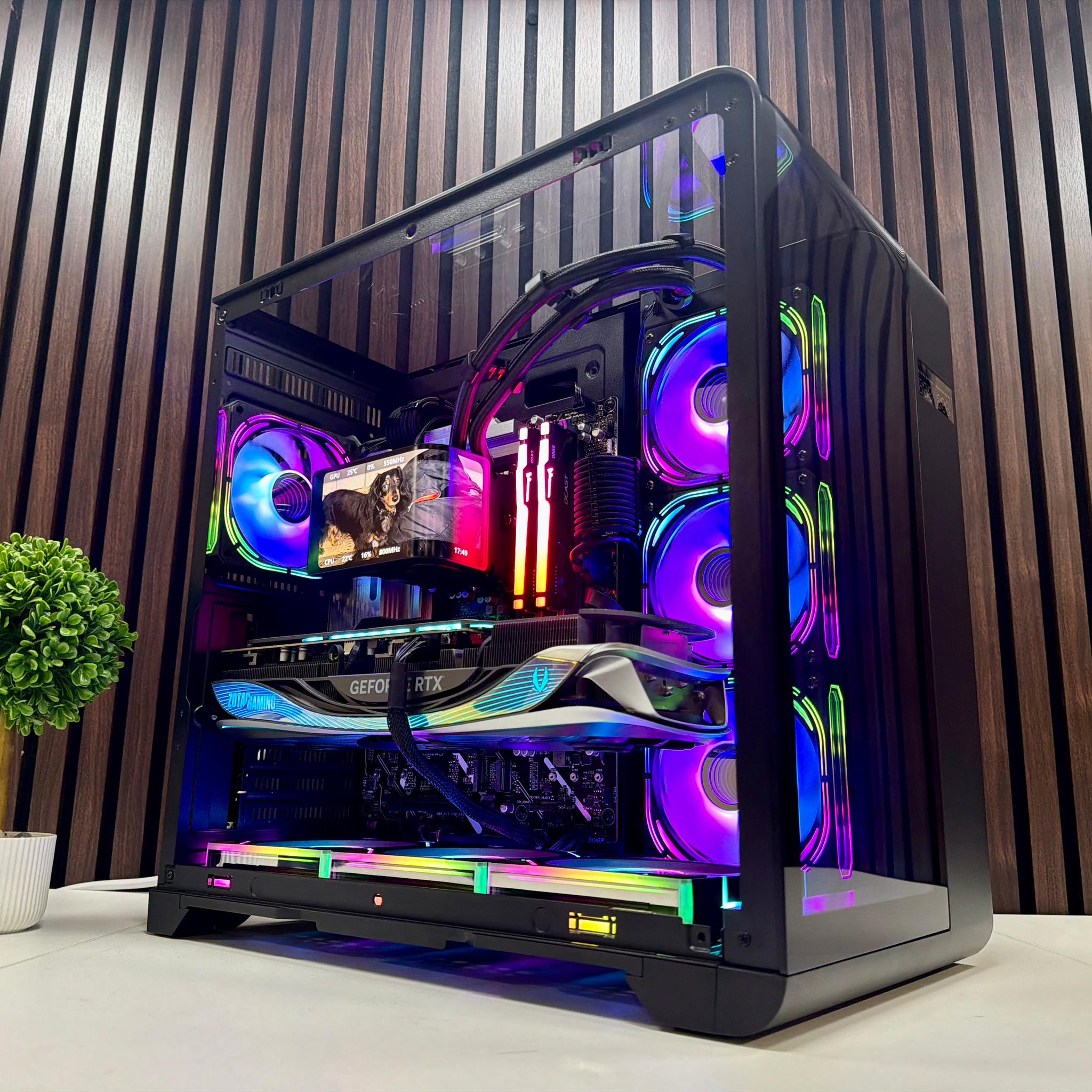 RTX 4080 | Intel Ultra 9 285k | 32GB DDR5 | 2TB M.2 | 1000 Watt Gold PSU | LCD AIO