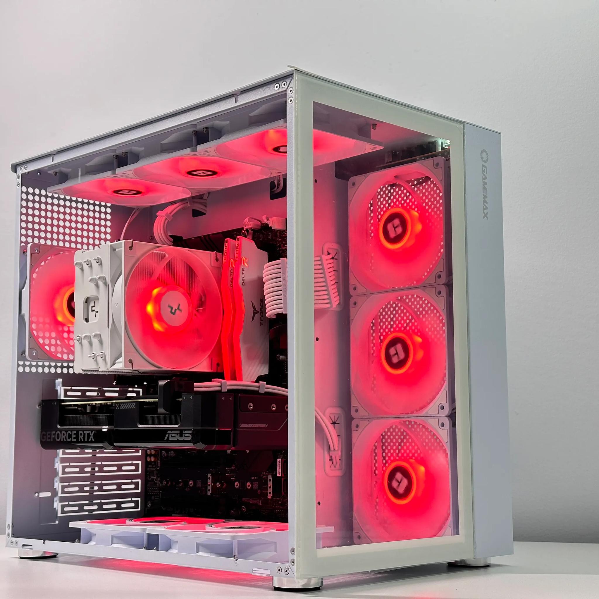 1440p-4K👑 Gaming PC🚀Nvidia RTX 4070 12GB⚡Intel 12600K 10-Core⚡32GB DDR4⚡1TB NVME