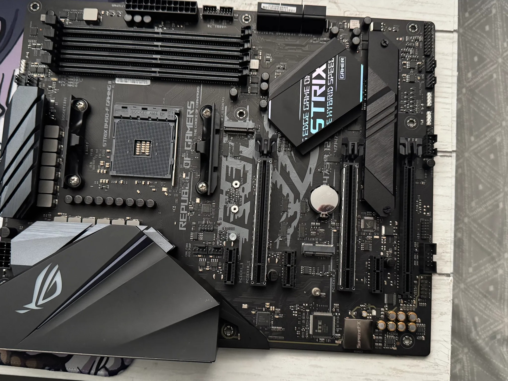 ASUS ROG Stix B450-F Gaming II AMD AM4 plus free 8x2 16gb ram