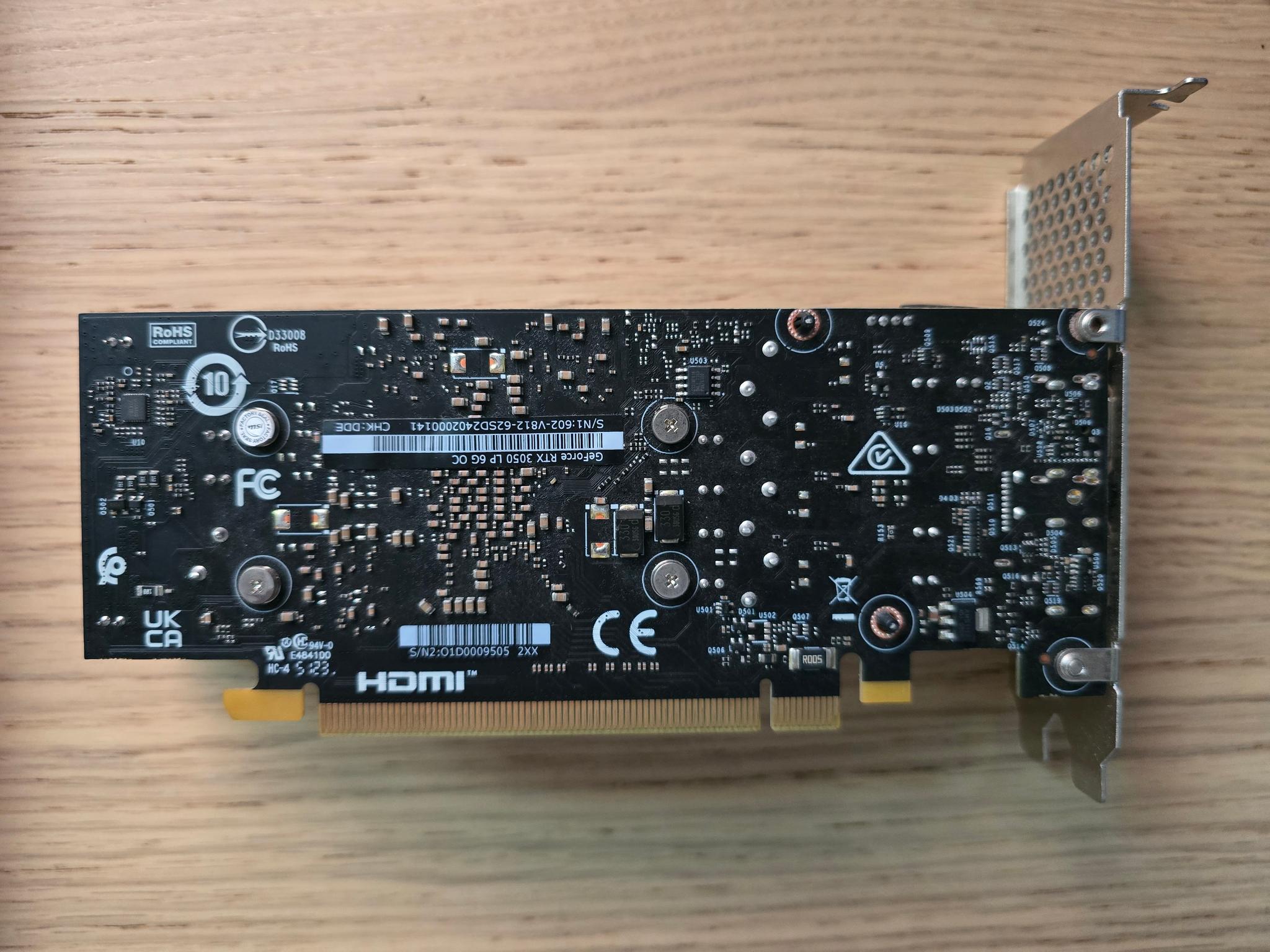 MSI GeForce RTX 3050 LP 6G OC - Image 2