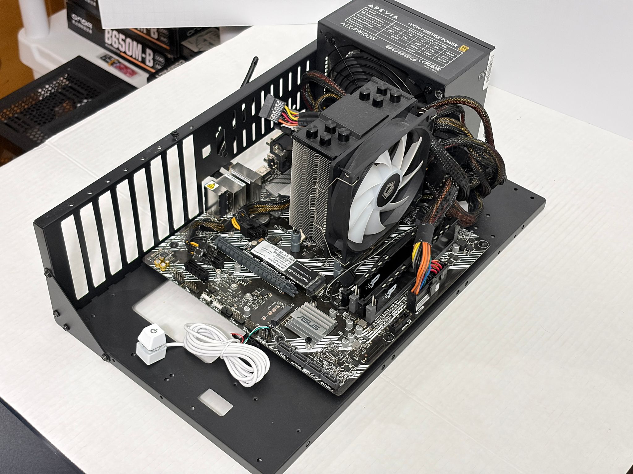 Open Air Test Bench – Ryzen 7 5800X | 32GB RAM | 800W PSU | Ready to Use