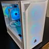 Monkape White Edition | i5-12400F | RTX 4060 White | 16GB DDR5 | 512GB NVMe | RGB Gaming Desktop