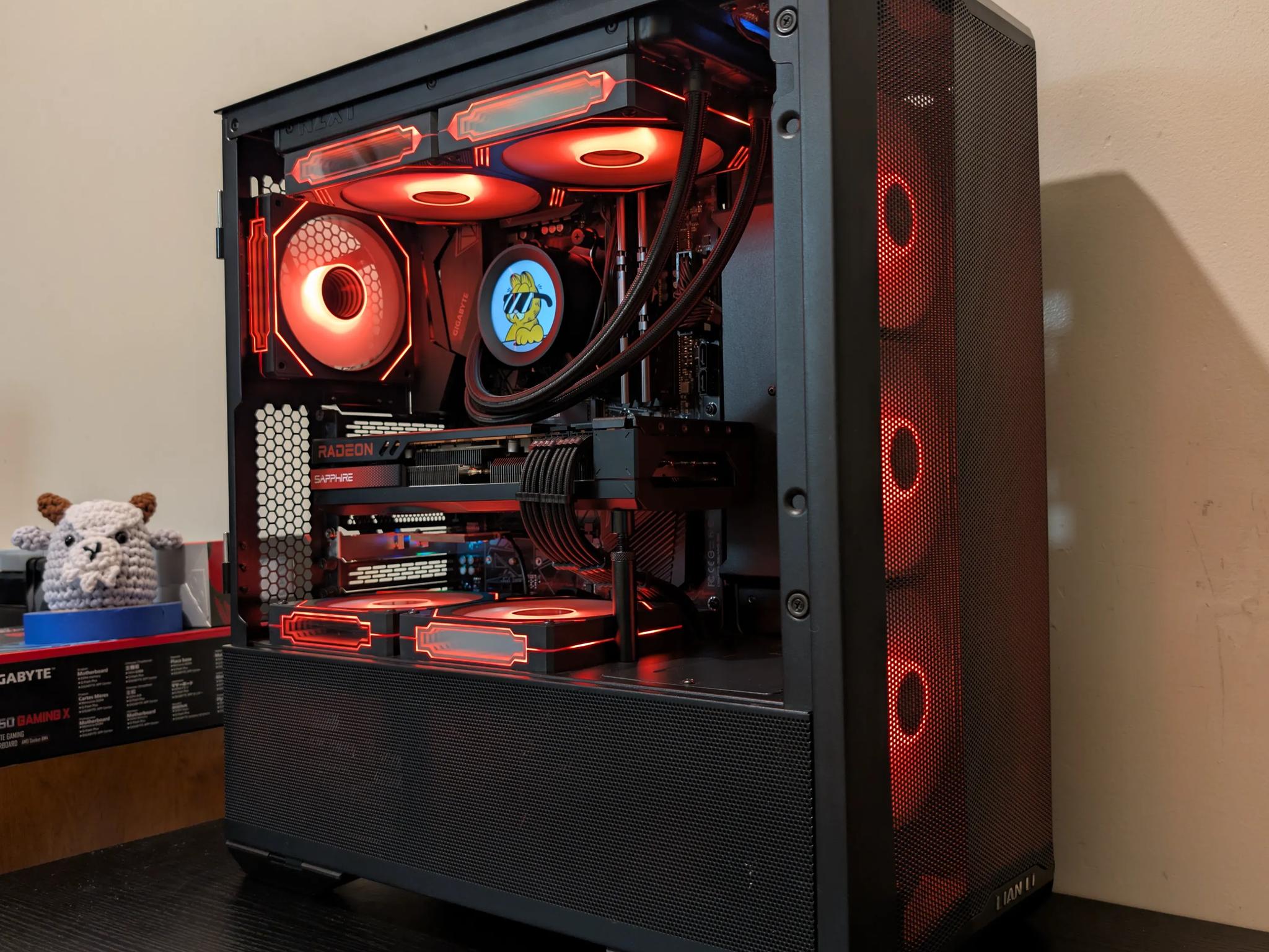 🔥Black RGB Gaming PC | RX 7800XT | Ryzen 7 5700X | 1TB SSD | 32GB RAM | WiFi 6 & Bluetooth🔥