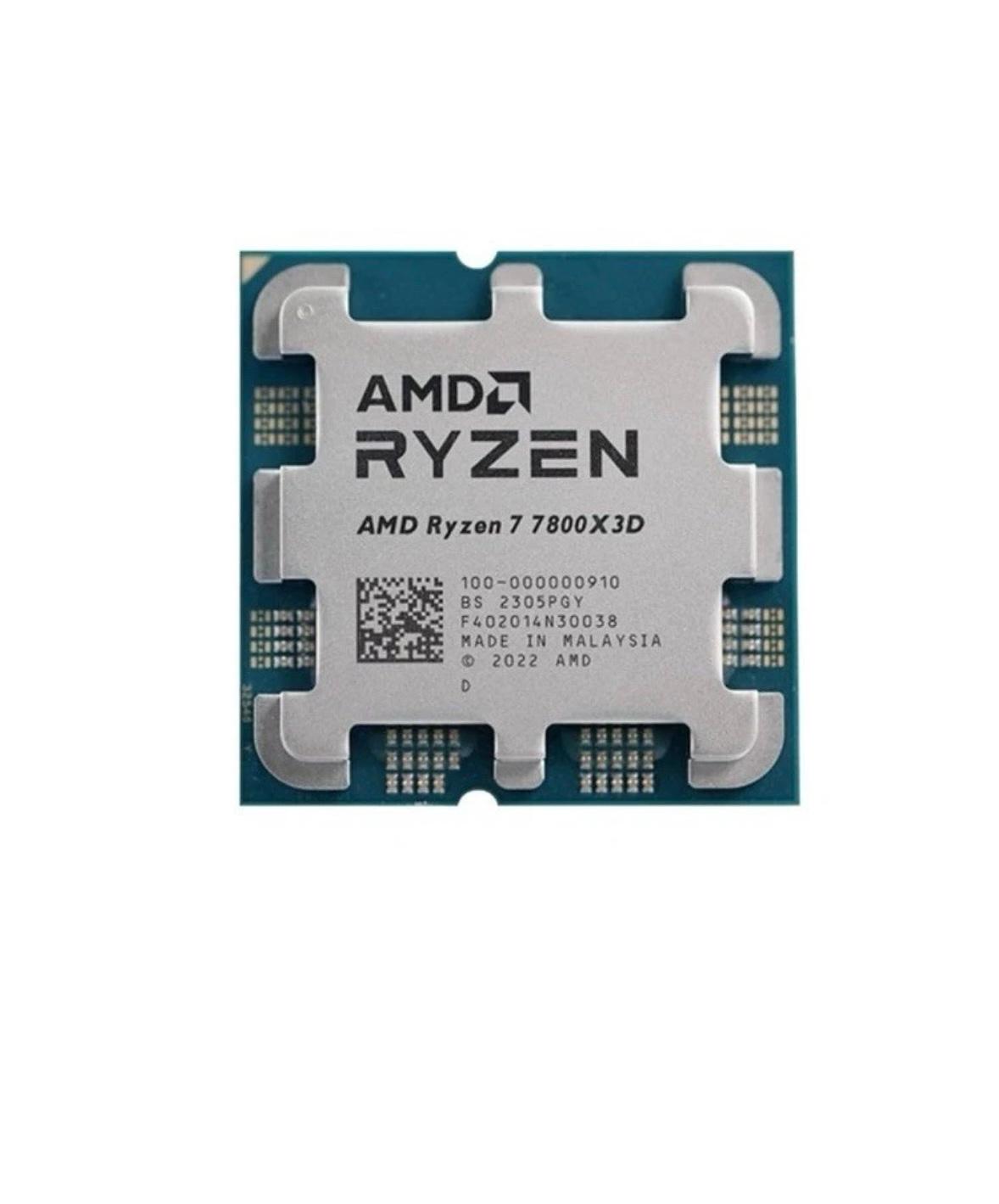AMD Ryzen 7 7800X3D 8-Cores 4.2GHz Socket AM5 Gaming CPU Processor
