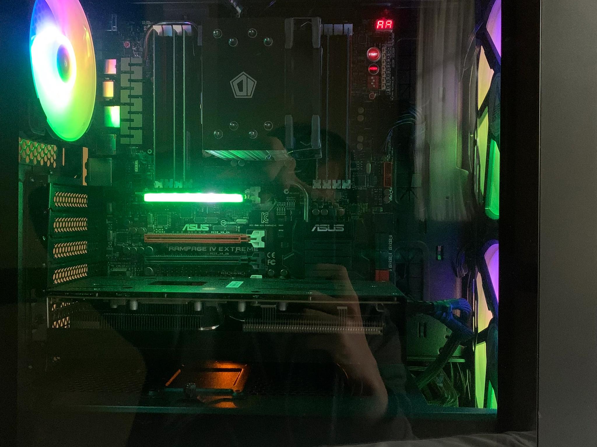 Xeon rampage IV extreme, RX 5700XT, (i7 equivalent OC)