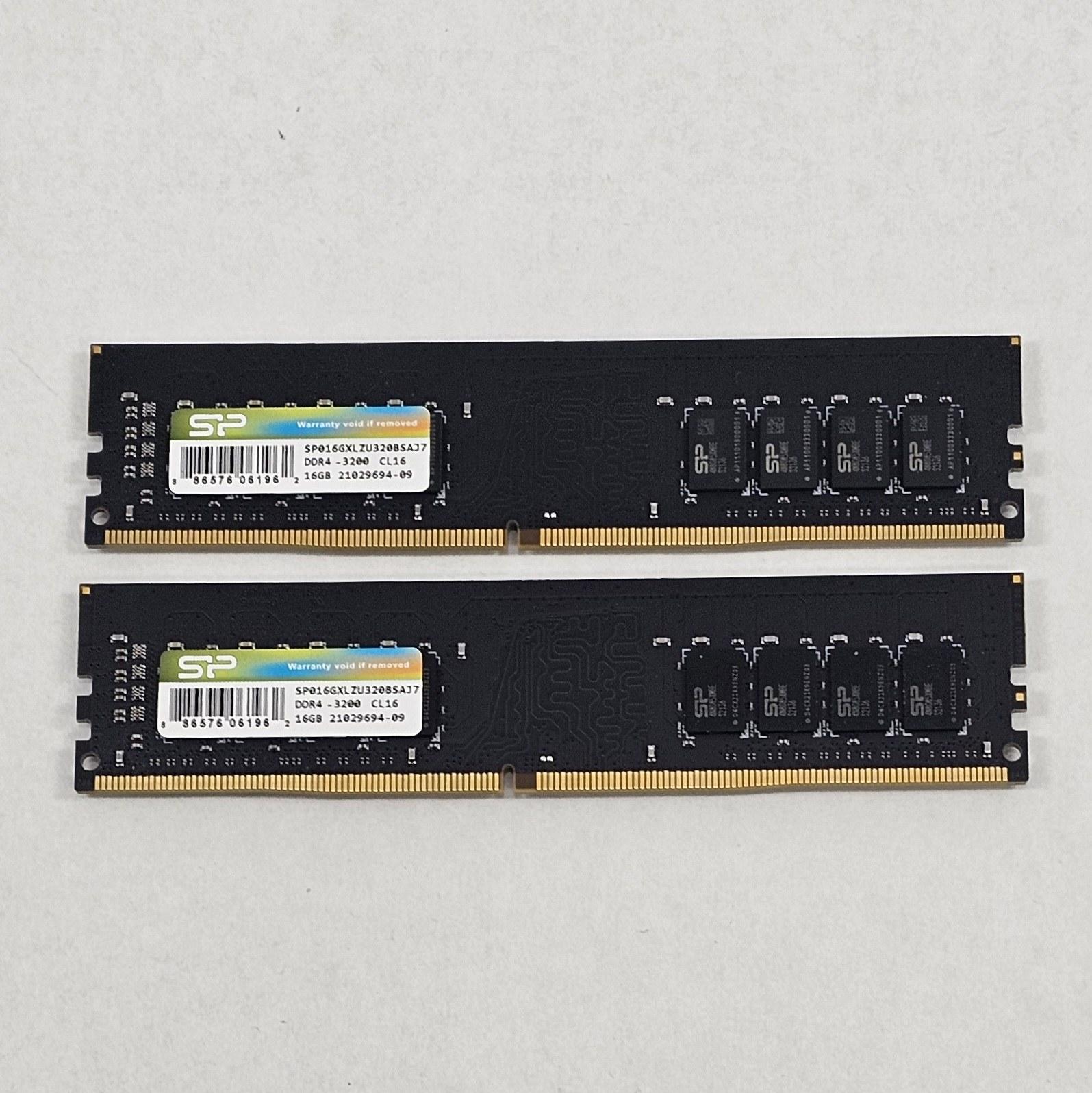 32GB DDR4 (2x16GB) CL16 3200MT/s Silicon Power