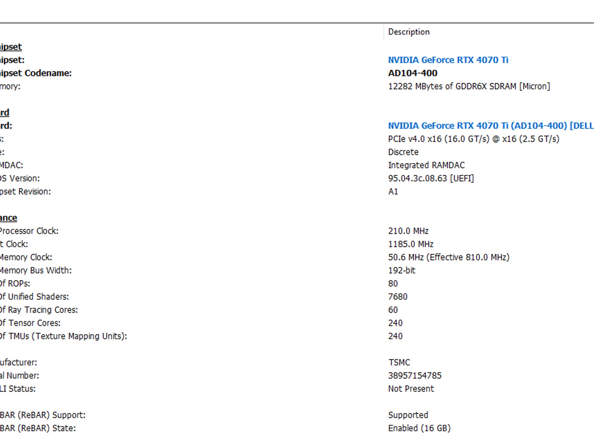 Dell Intel Core-i9 13900K 64GB RAM RTX4070Ti 3TB SSD