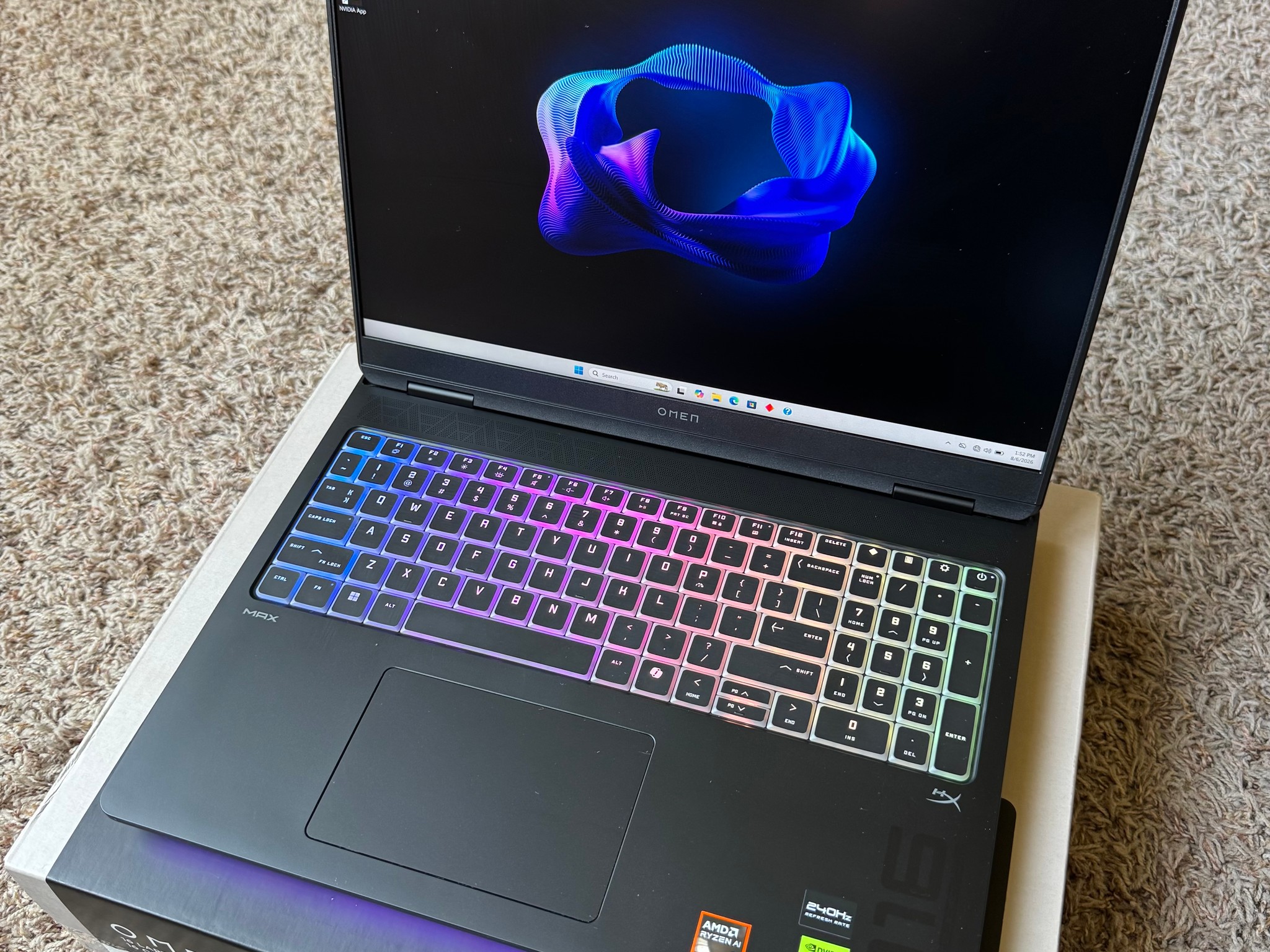 Rtx 5080 / Ryzen 9 / 64GB DDR5 / 1TB SSD / 240Hz Screen / 2026 model / gaming laptop