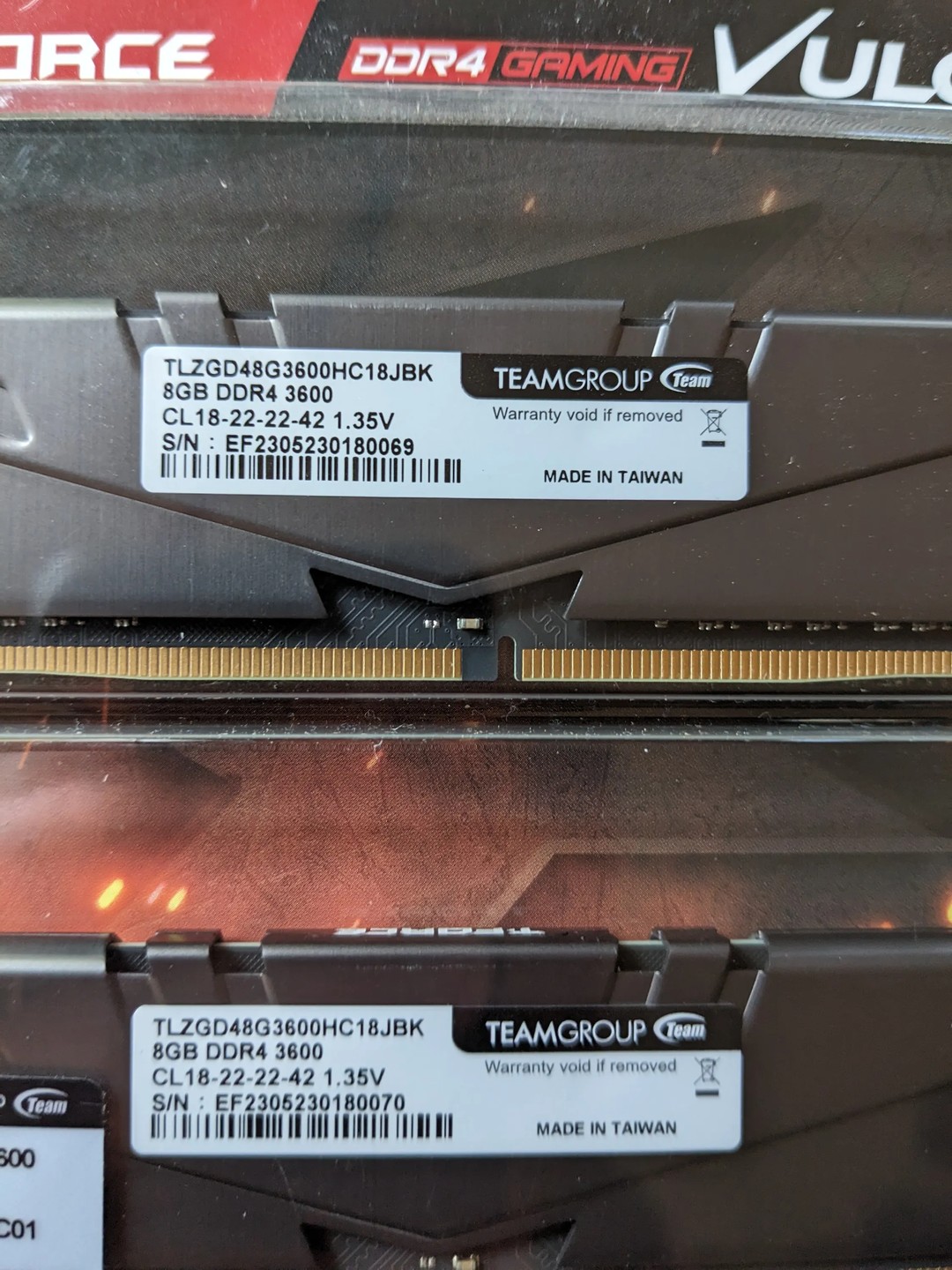 Brand New in Box DDR4 3600 CL18 16GB Kit (2x8GB) from Teamgroup | Jawa