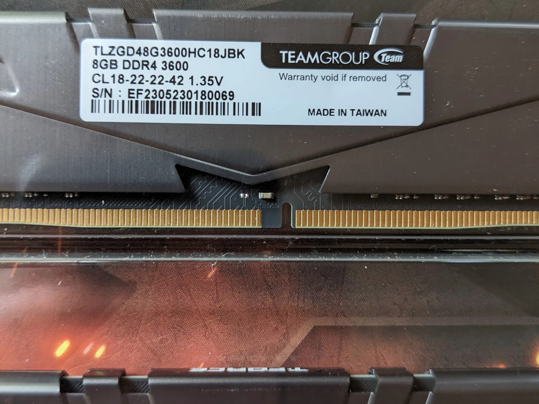 Brand New in Box DDR4 3600 CL18 16GB Kit (2x8GB) from Teamgroup