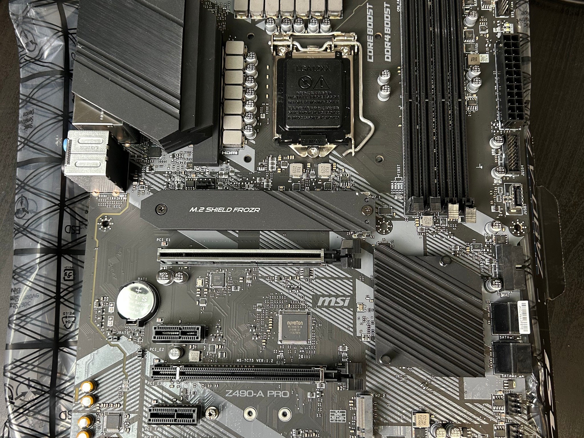 MSI Z490 A Pro Intel ATX Motherboard