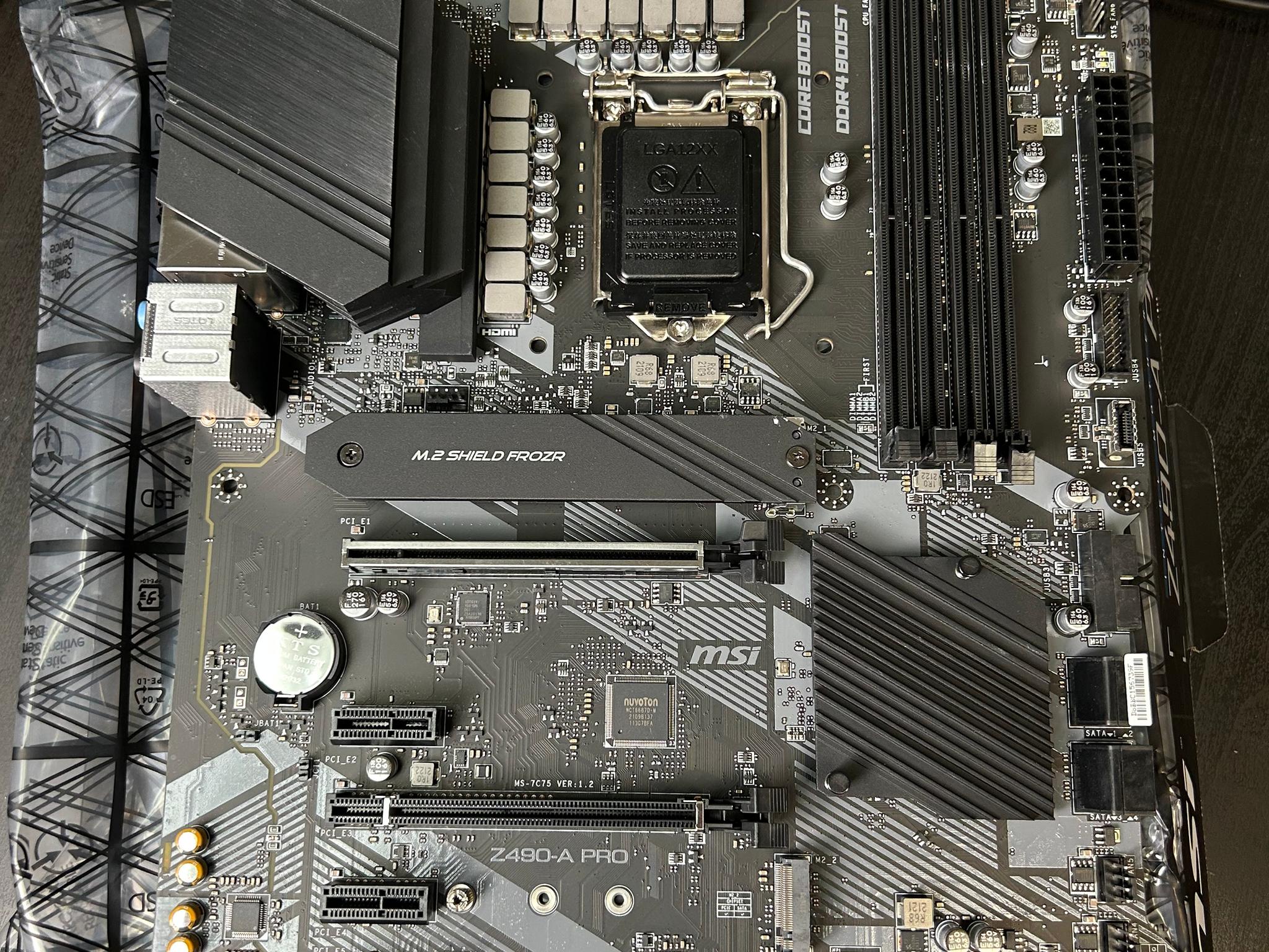 MSI Z490 A Pro Intel ATX Motherboard