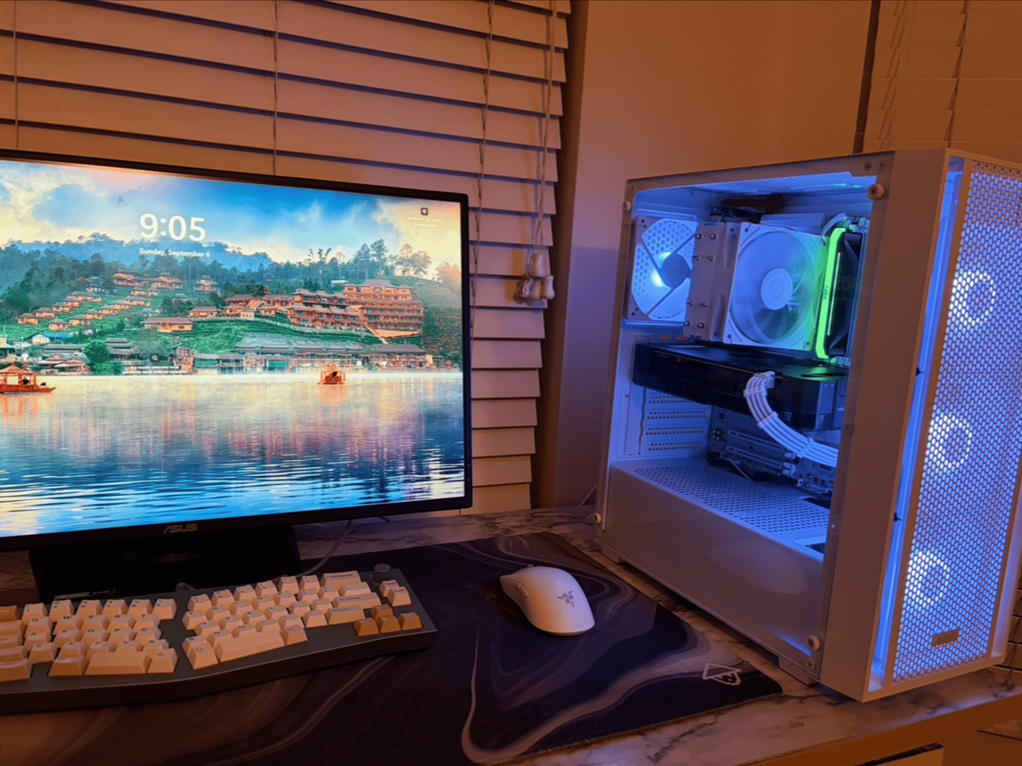 GeForce RTX 4070 Custom Gaming PC – Ryzen 7 9700X, 32GB DDR5, 2TB NVMe SSD