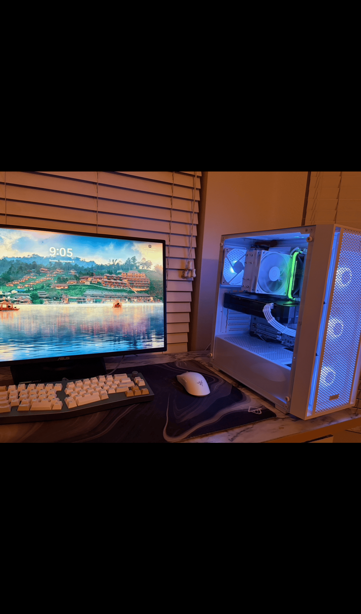 GeForce RTX 4070 Custom Gaming PC – Ryzen 7 9700X, 32GB DDR5, 2TB NVMe SSD