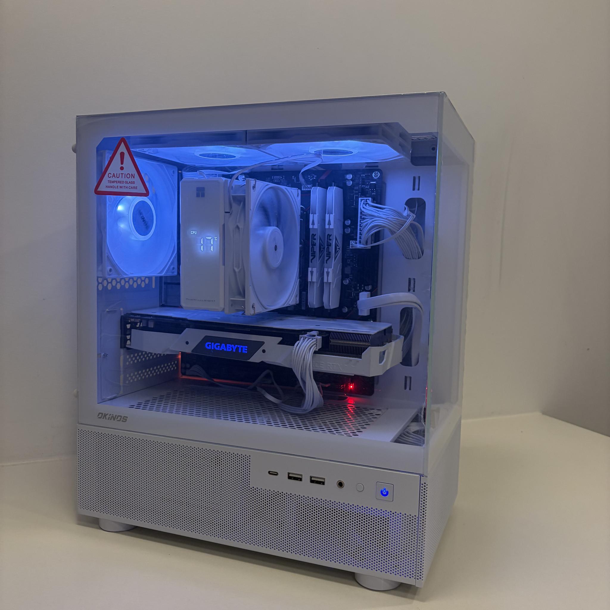 PRICE DROP| 1440p WHITE Gaming PC | RTX 2060 SUPER | 16GB DDR4 | i5 Intel CPU