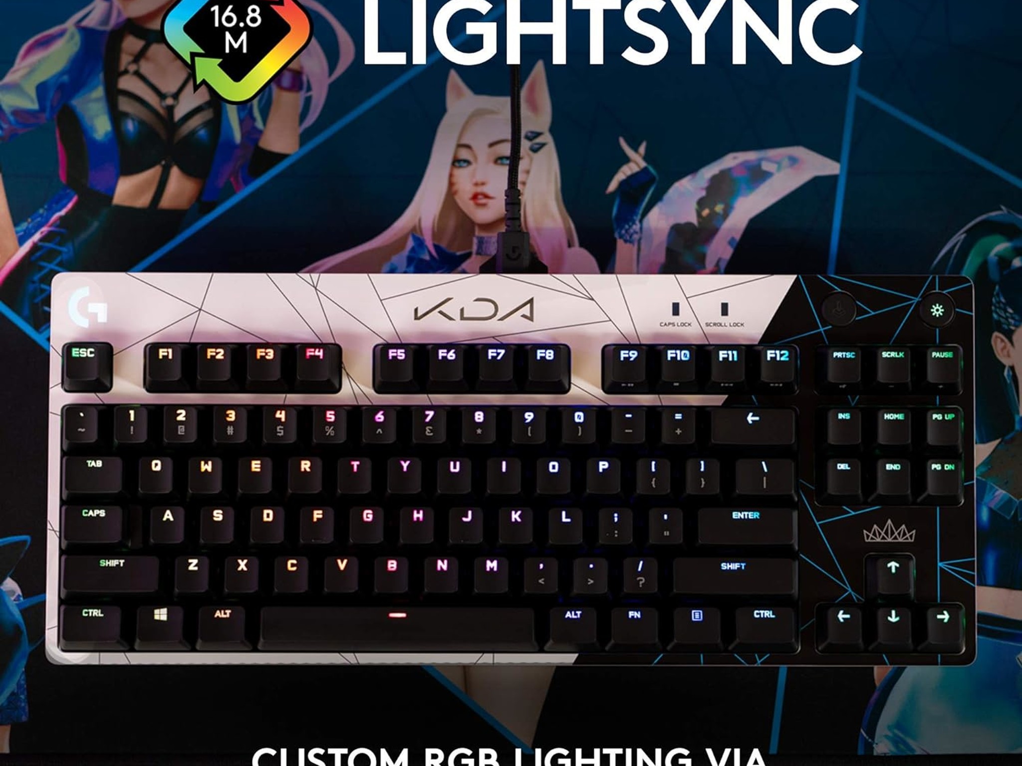 ON SALE! Logitech G PRO K/DA Mechanical Gaming Keyboard