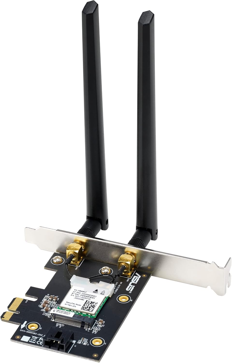 ASUS AX1800 PCIe WiFi Adapter (PCE-AX1800) - WiFi 6, Bluetooth 5.2, Ultra-Low Latency Wireless