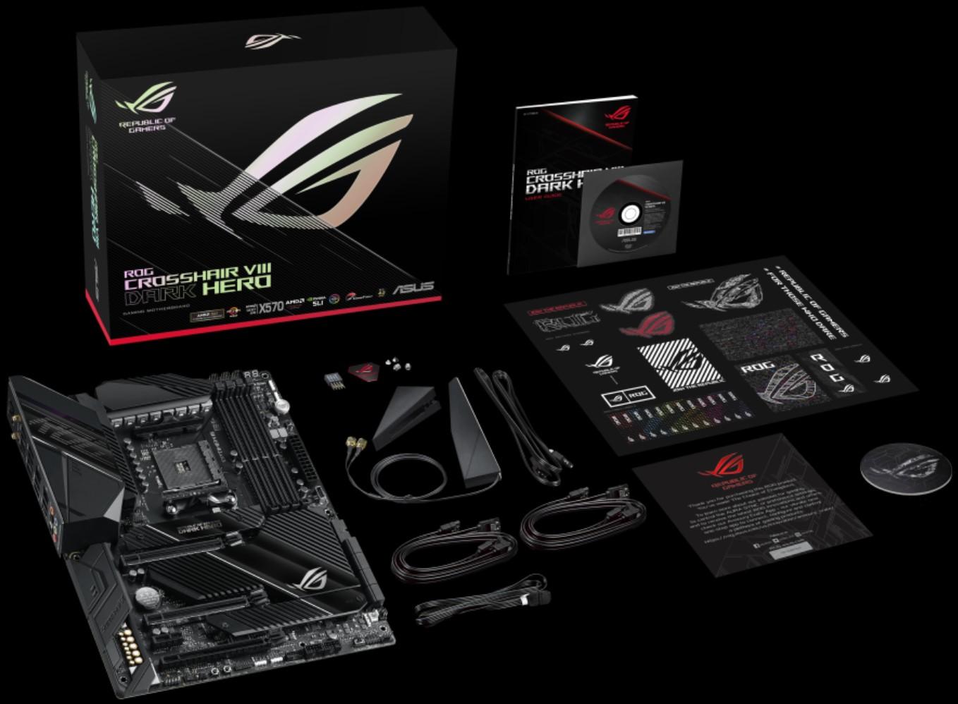 ⚠️LIKE NEW⚠️ Asus X570 ROG Crosshair VIII Dark Hero ATX AM4 Motherboard