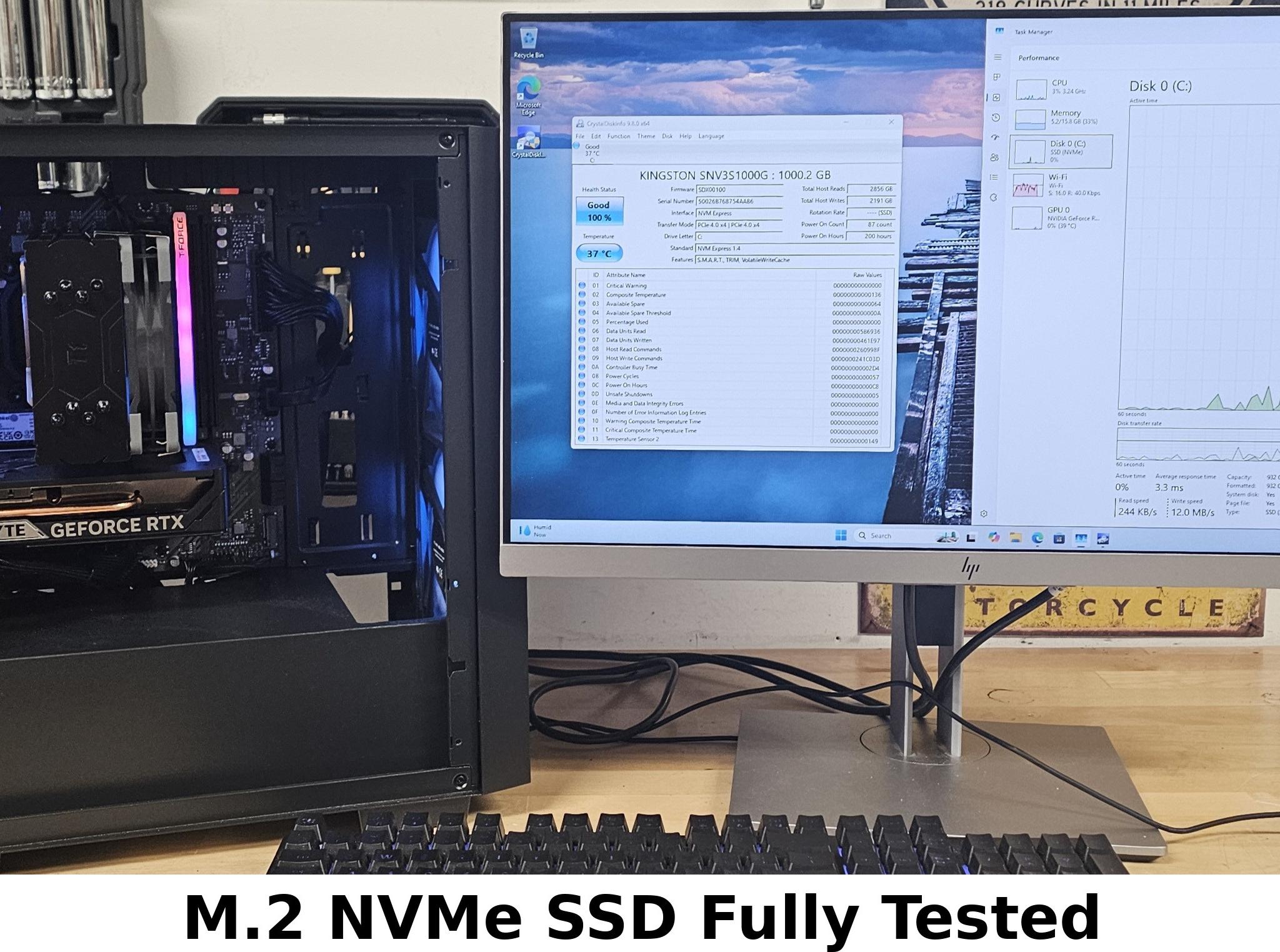 1TB NVMe M.2 SSD (PCIe 4.0) Kingston NV3