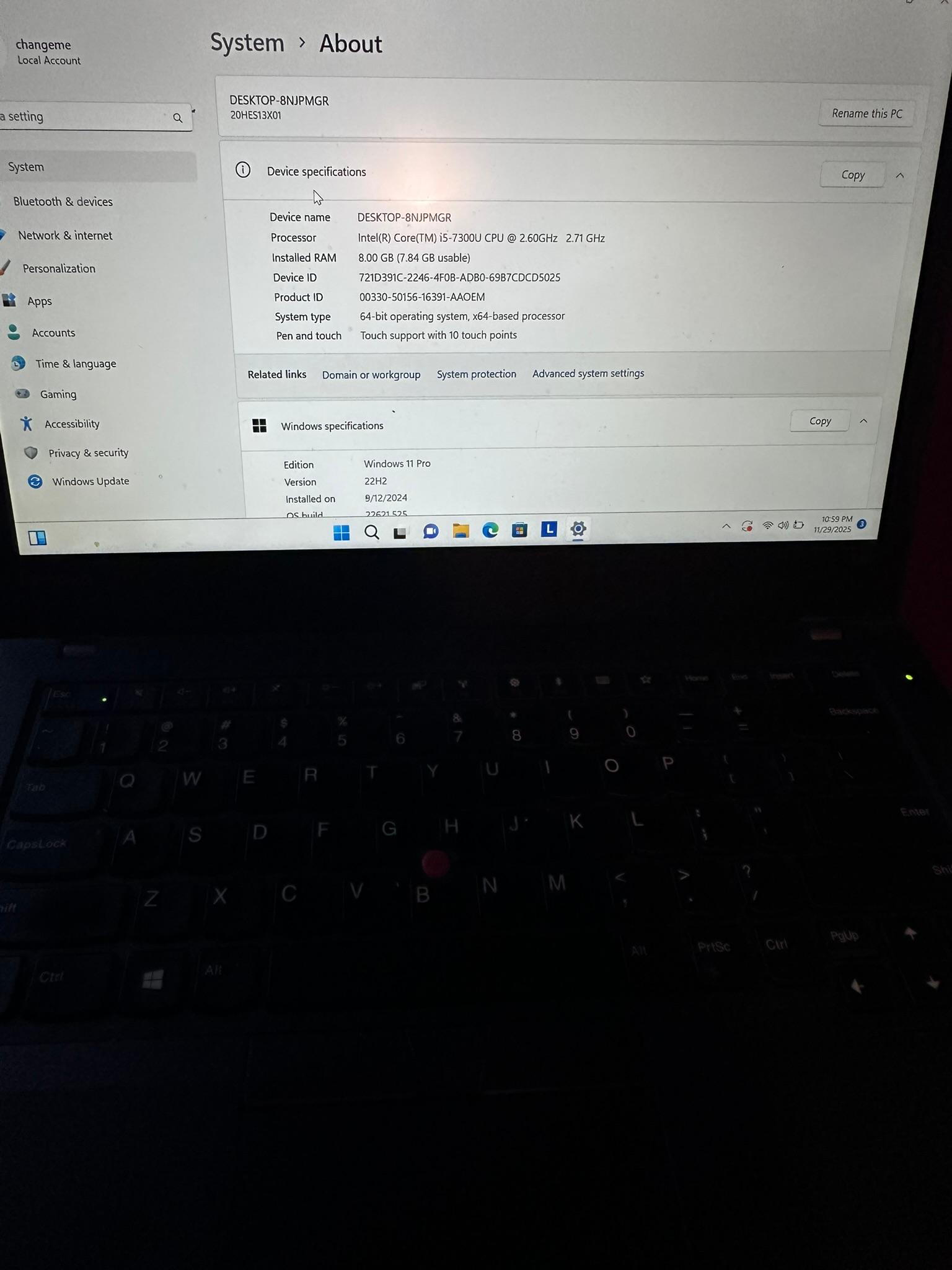 T470 Laptop (ThinkPad) - Type 20HE
