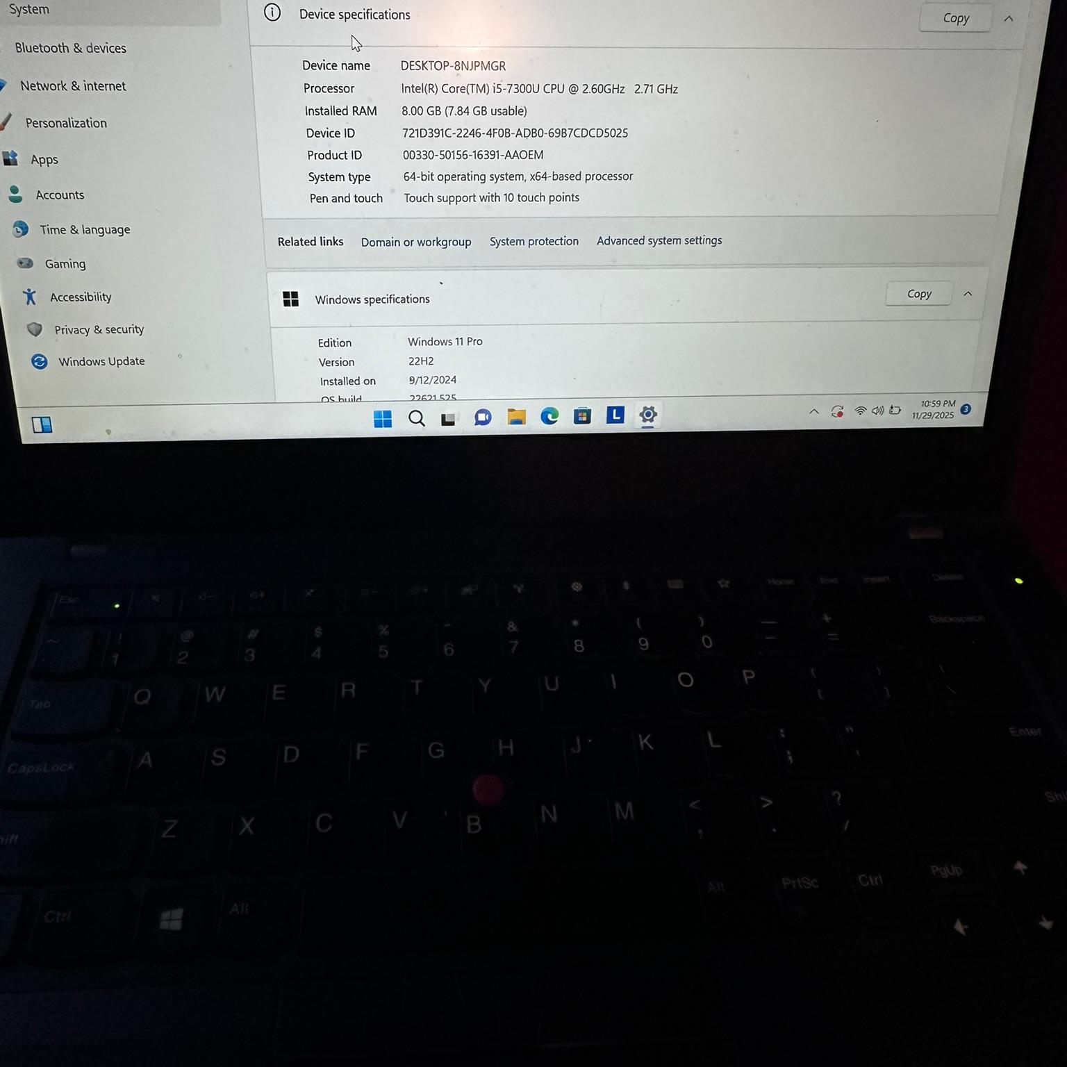 T470 Laptop (ThinkPad) - Type 20HE