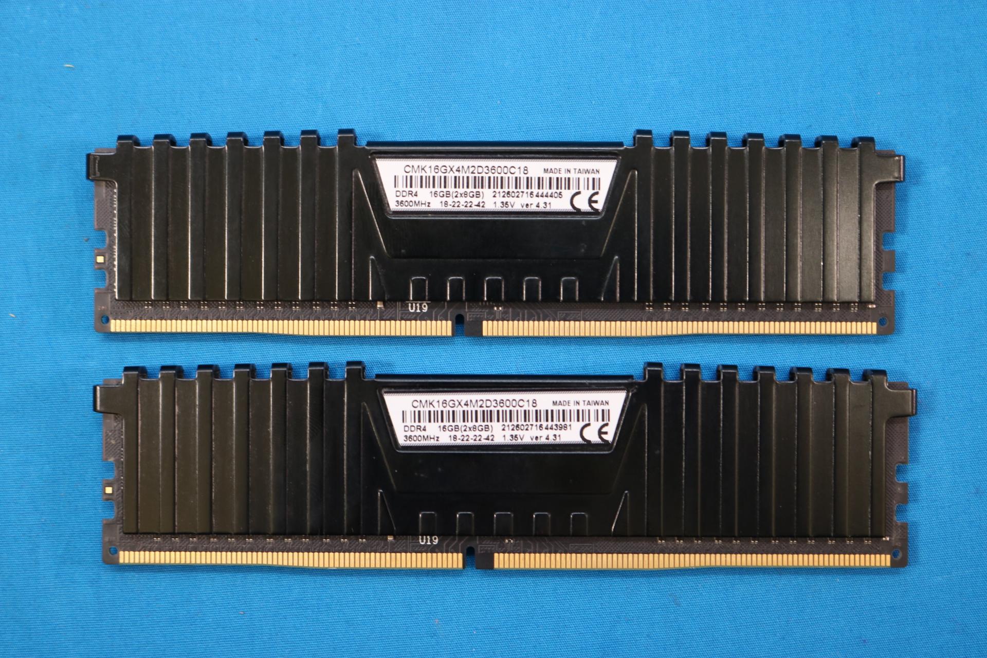 2x8GB DDR4 3600mhz Corsair RAM - CMK16GX4M2D3600C18 - 4119674086