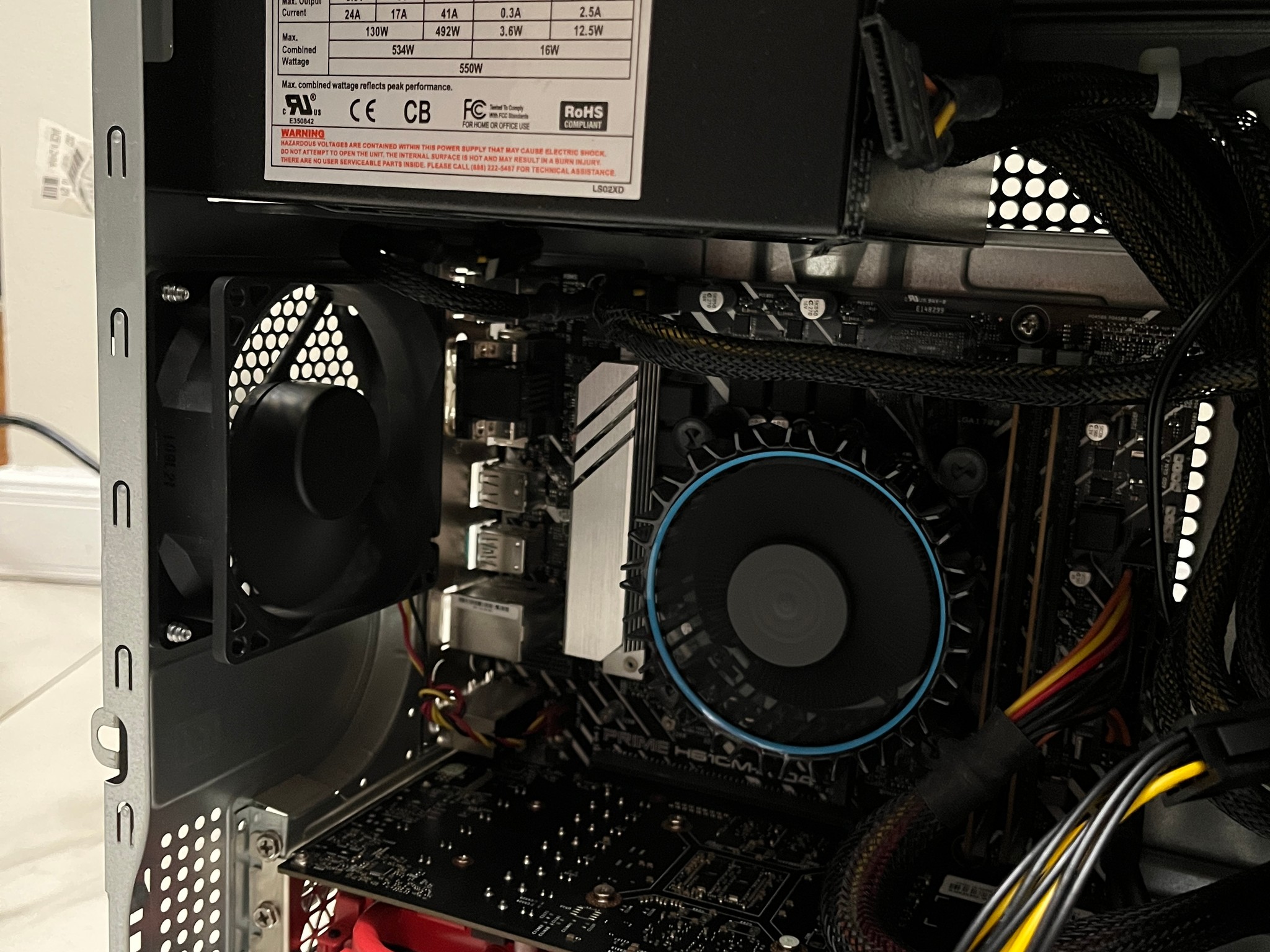 NVIDIA RTX 2060 SUPER, Intel i3-12100, 16GB RAM, 500GB SSD - Sleeper Office Gaming PC w/ Wi-Fi & BT