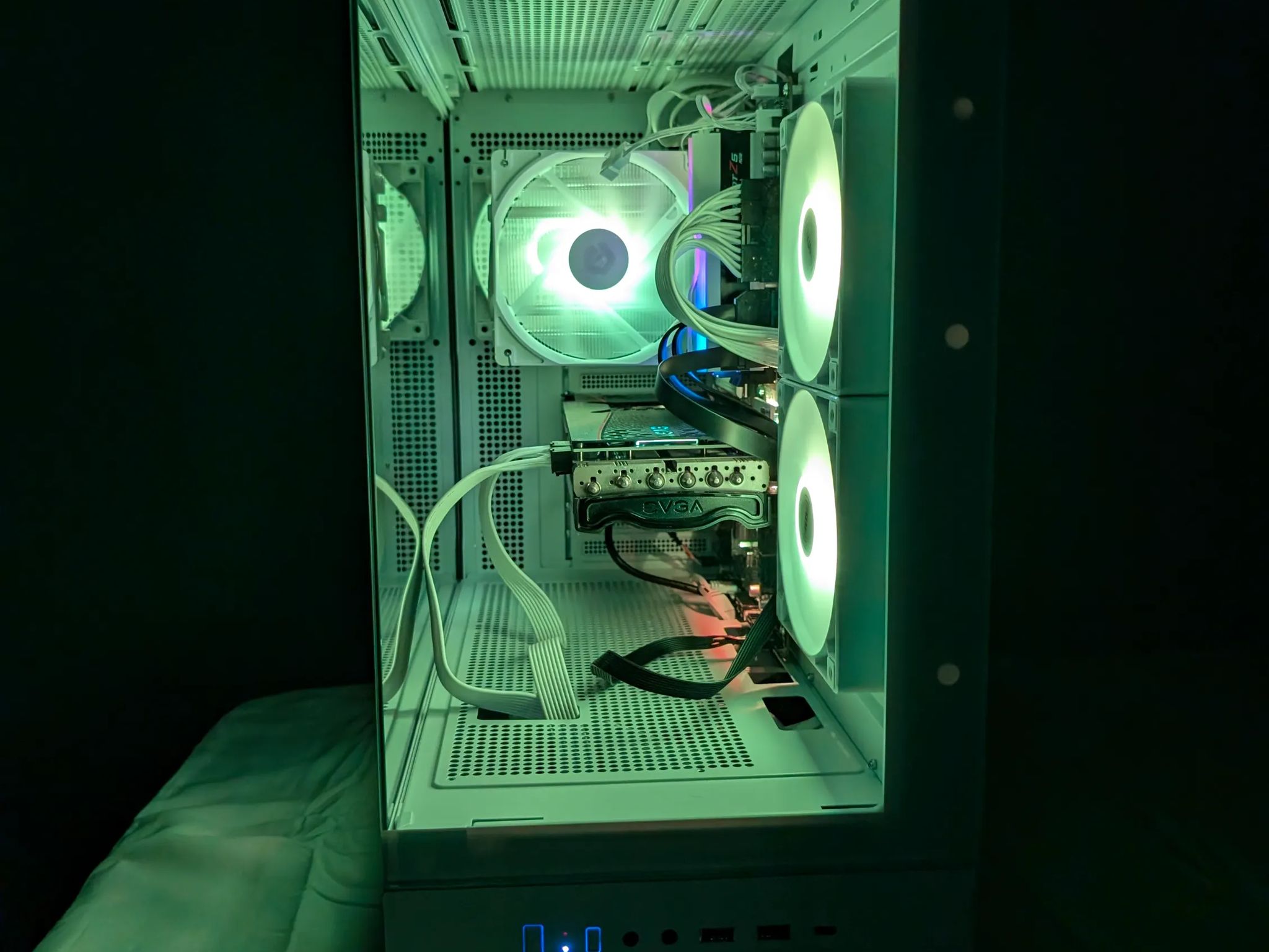 Custom White Gaming PC RTX 3080 Ti, Intel i9-12900K, 32GB DDR5 RAM, 1TB NVME SSD, Z790 Motherboard