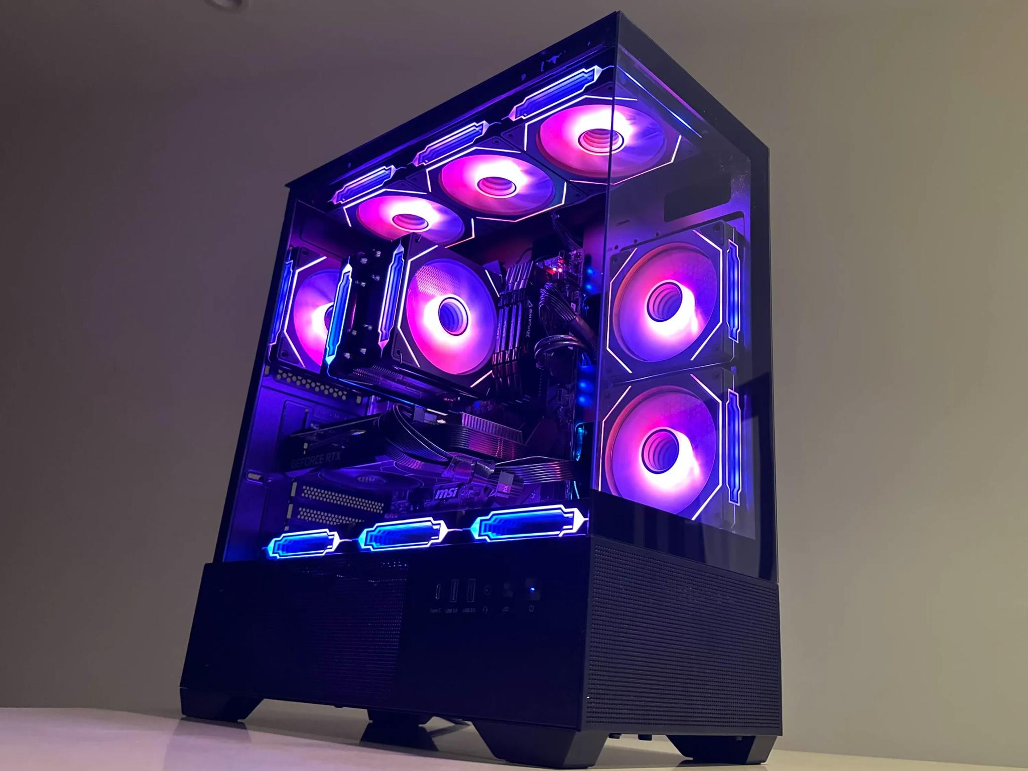 Powerful Gaming PC - Intel Core i7-9700K | ASUS NVIDIA RTX 3060 Ti | 32GB Ram | 1TB SSD | Win11