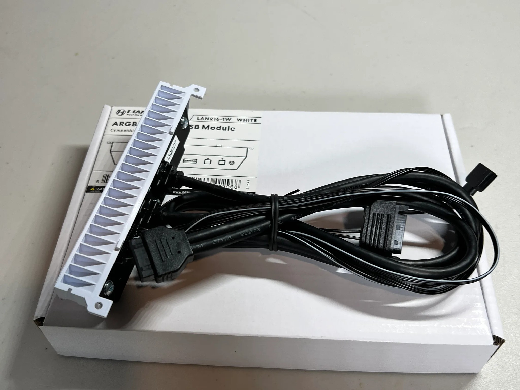 Lian Li LANCOOL 216 ARGB Control & USB Module (White)