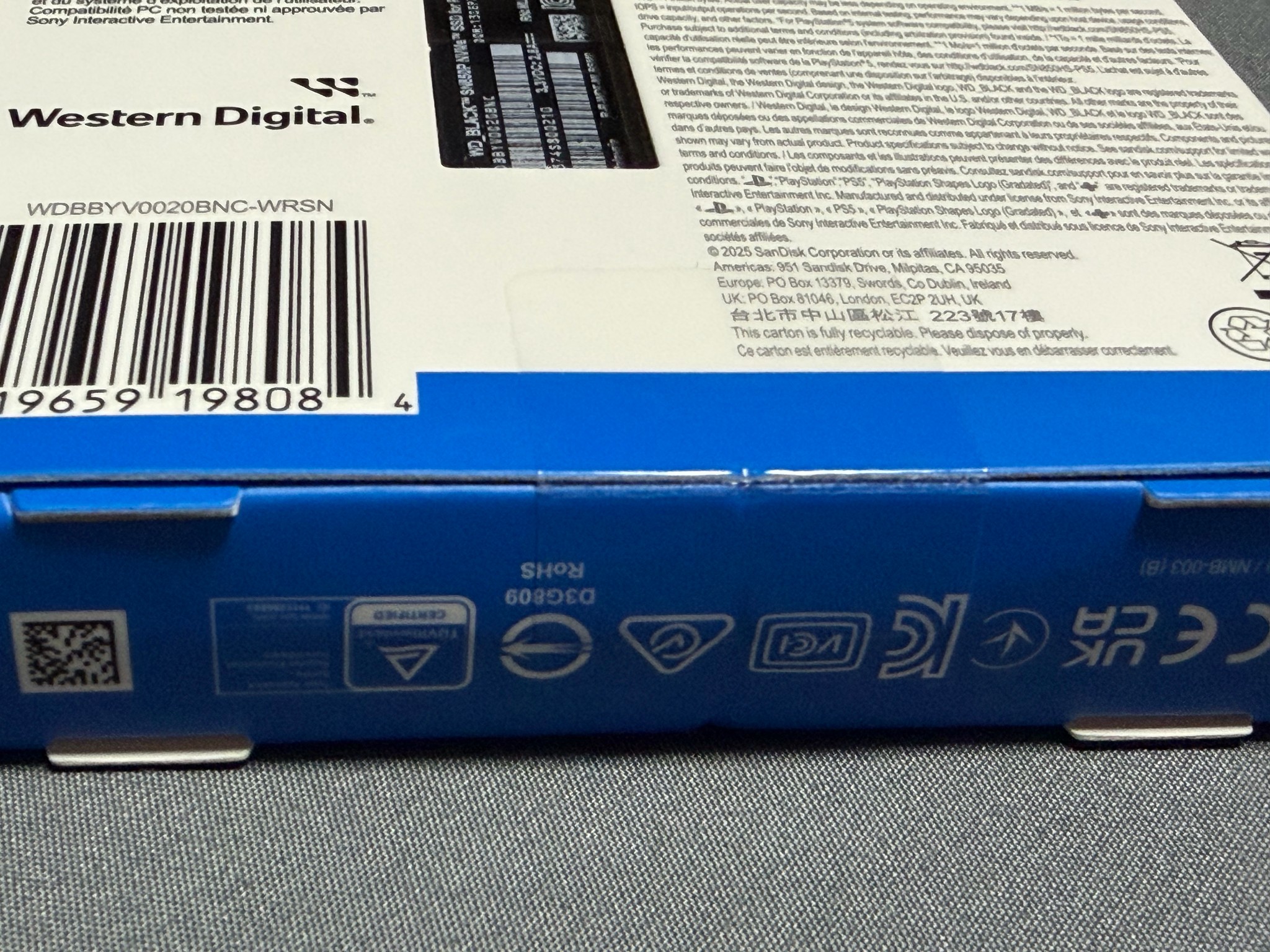 WD Black 2TB SN850P NVMe SSD for PS5 or PC Brand New Sealed