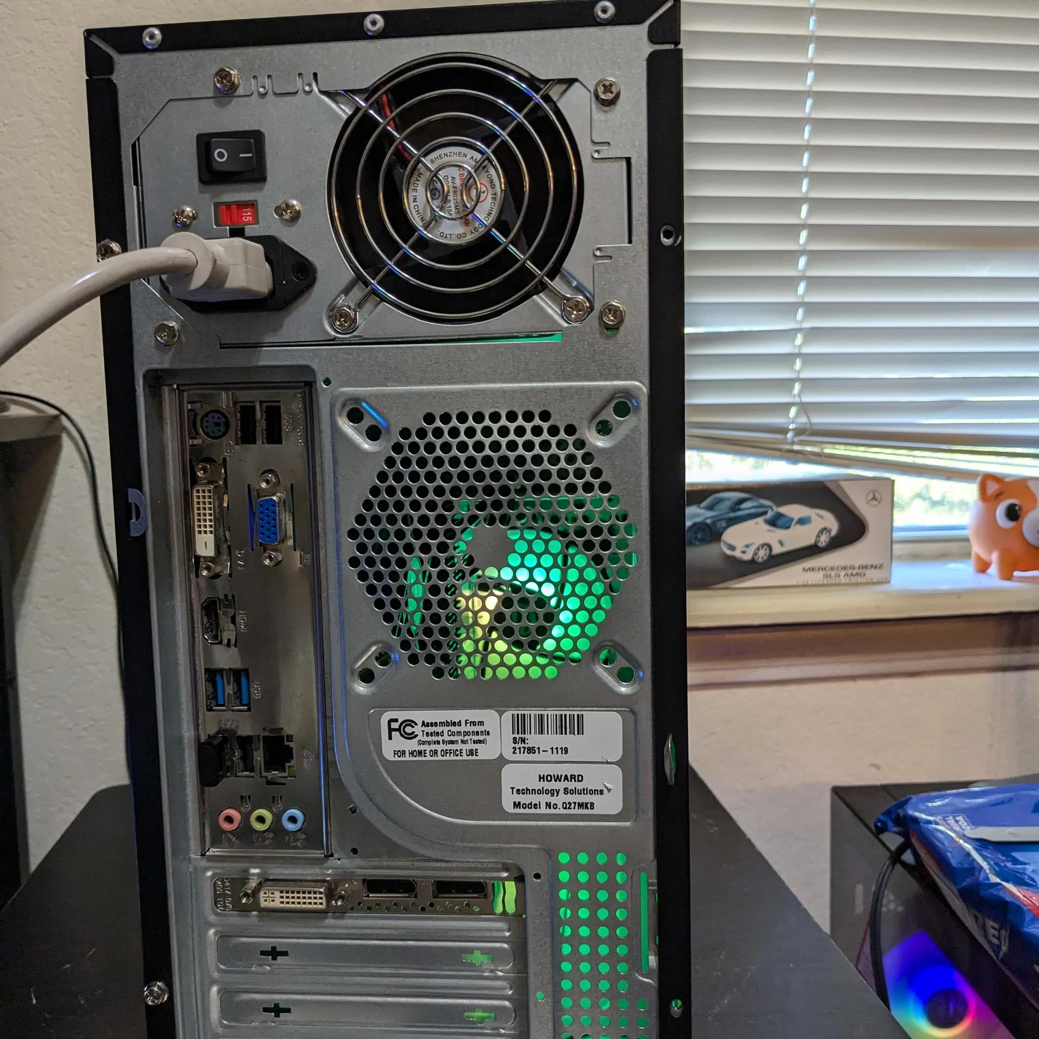 Incognito - i5-2400, 16GB RAM, Quadro K2200 (GTX 750 TI), 400GB SSD, Win10, RGB, Wifi