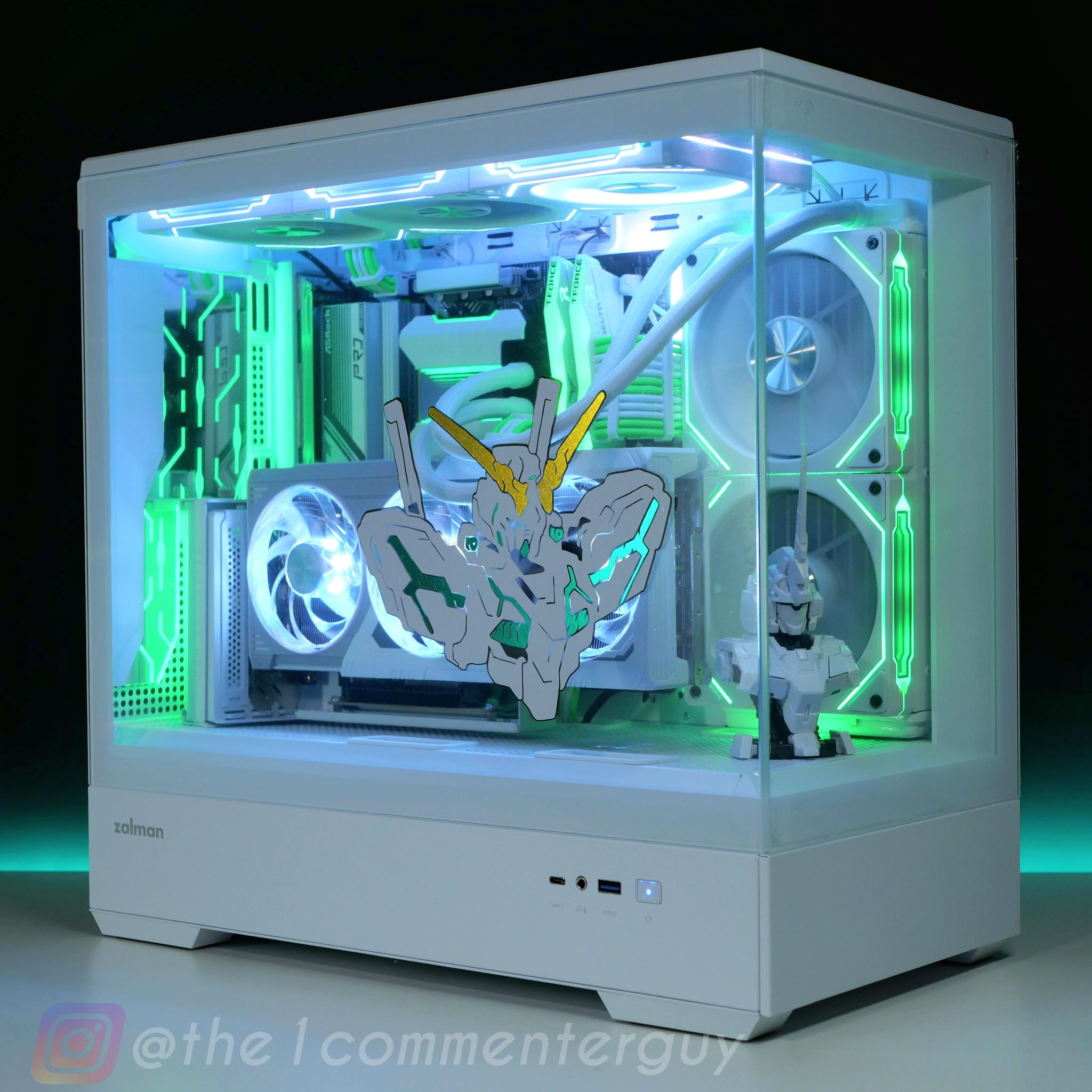 RX-0 🦄| RX 9060 XT 16gb, Ryzen 5 7600 Gundam themed gaming pc