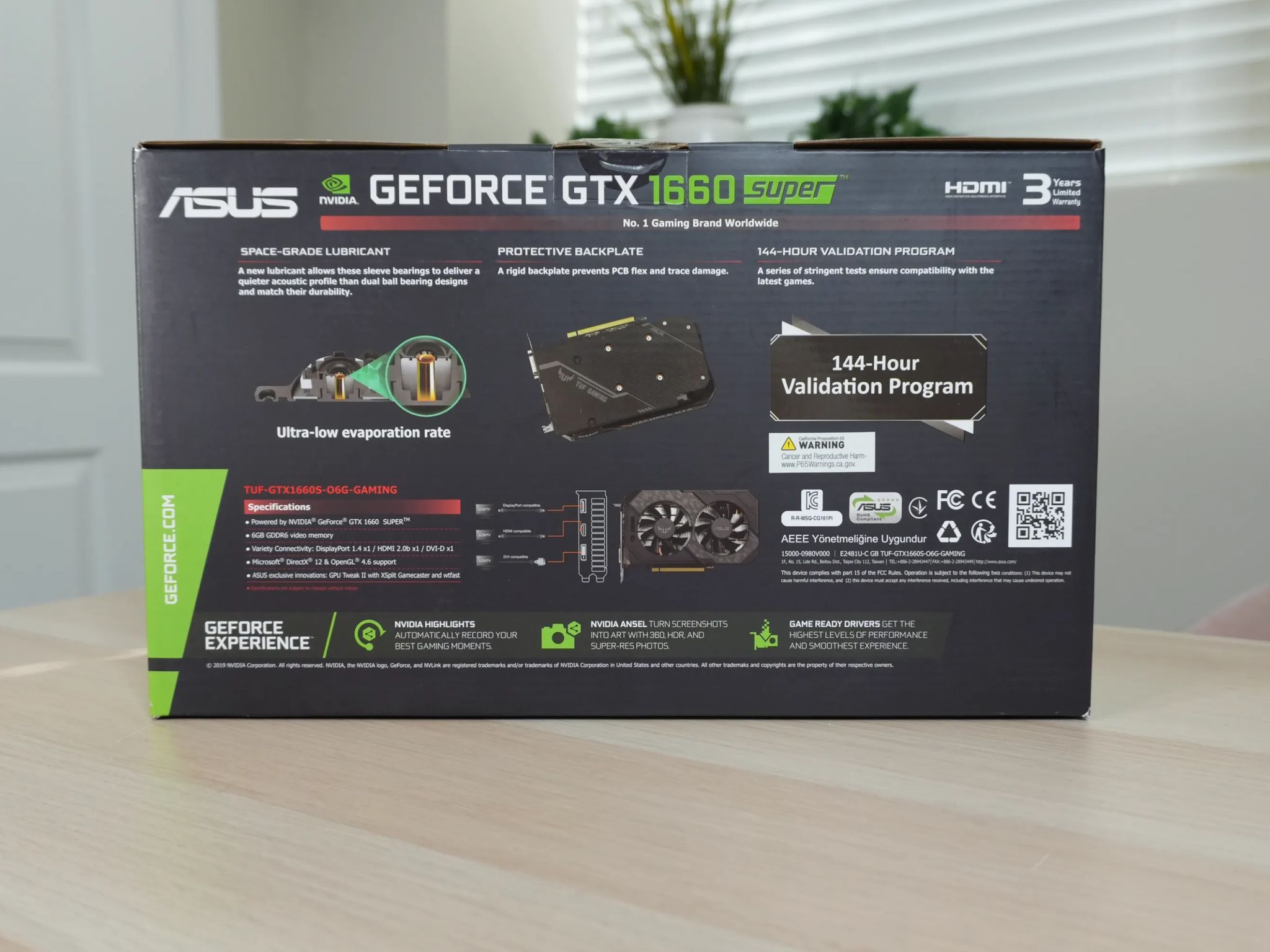 ASUS 1660 SUPER TUF