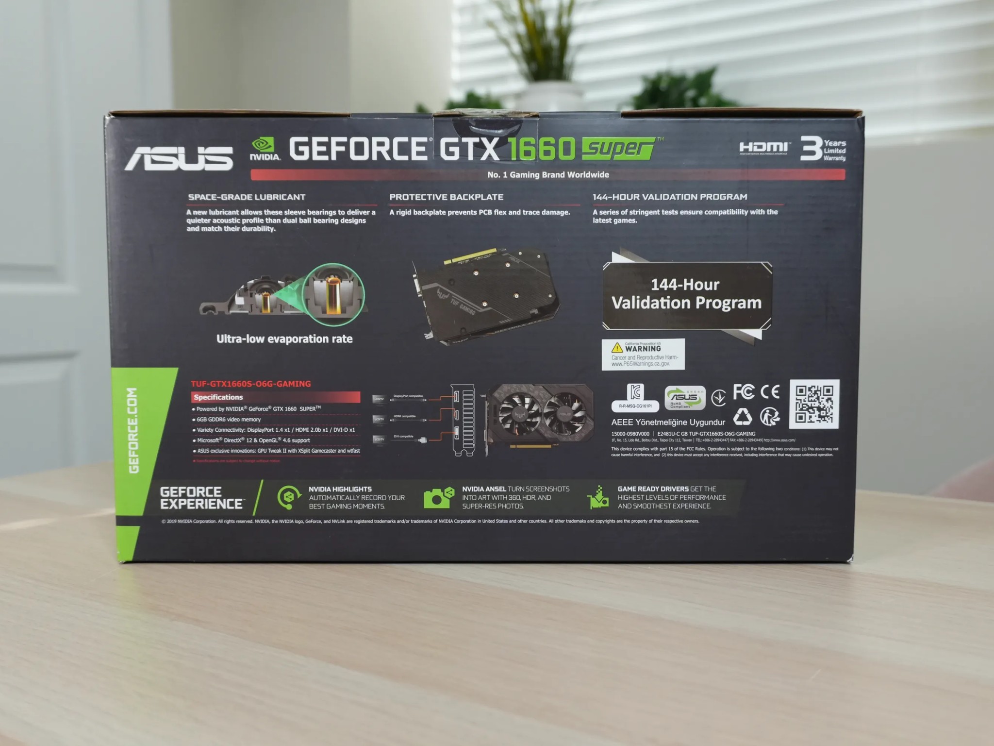 ASUS 1660 SUPER TUF