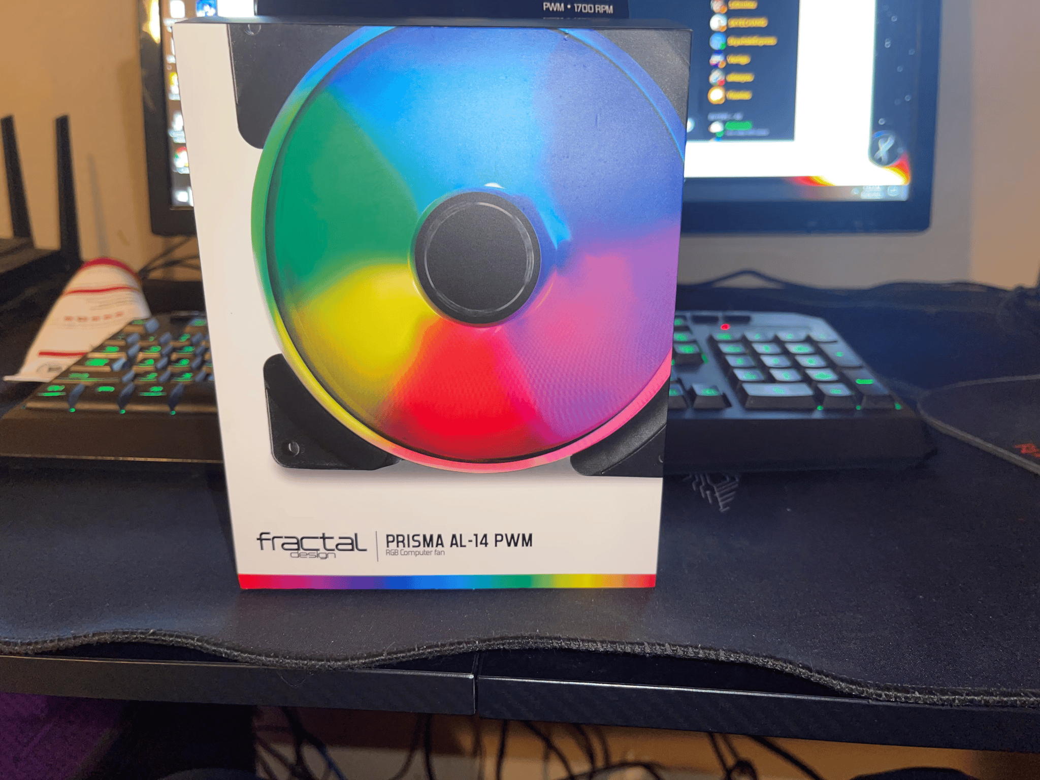 Never Used Fractal Prisma AL-14 + Fractal GP-12 & Bonus 500GB HDD